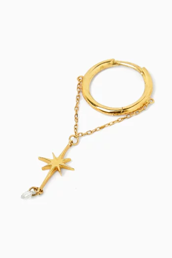 Diamond Single Earring in 18kt Gold