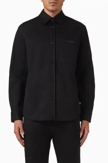 x Aston Martin Overshirt in Stretch Cotton