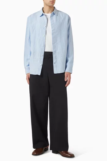 Striped Shirt in Linen