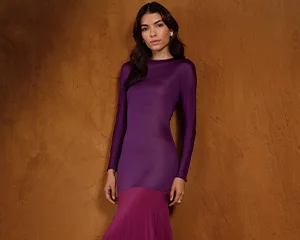 Alanza spot tiered dress online