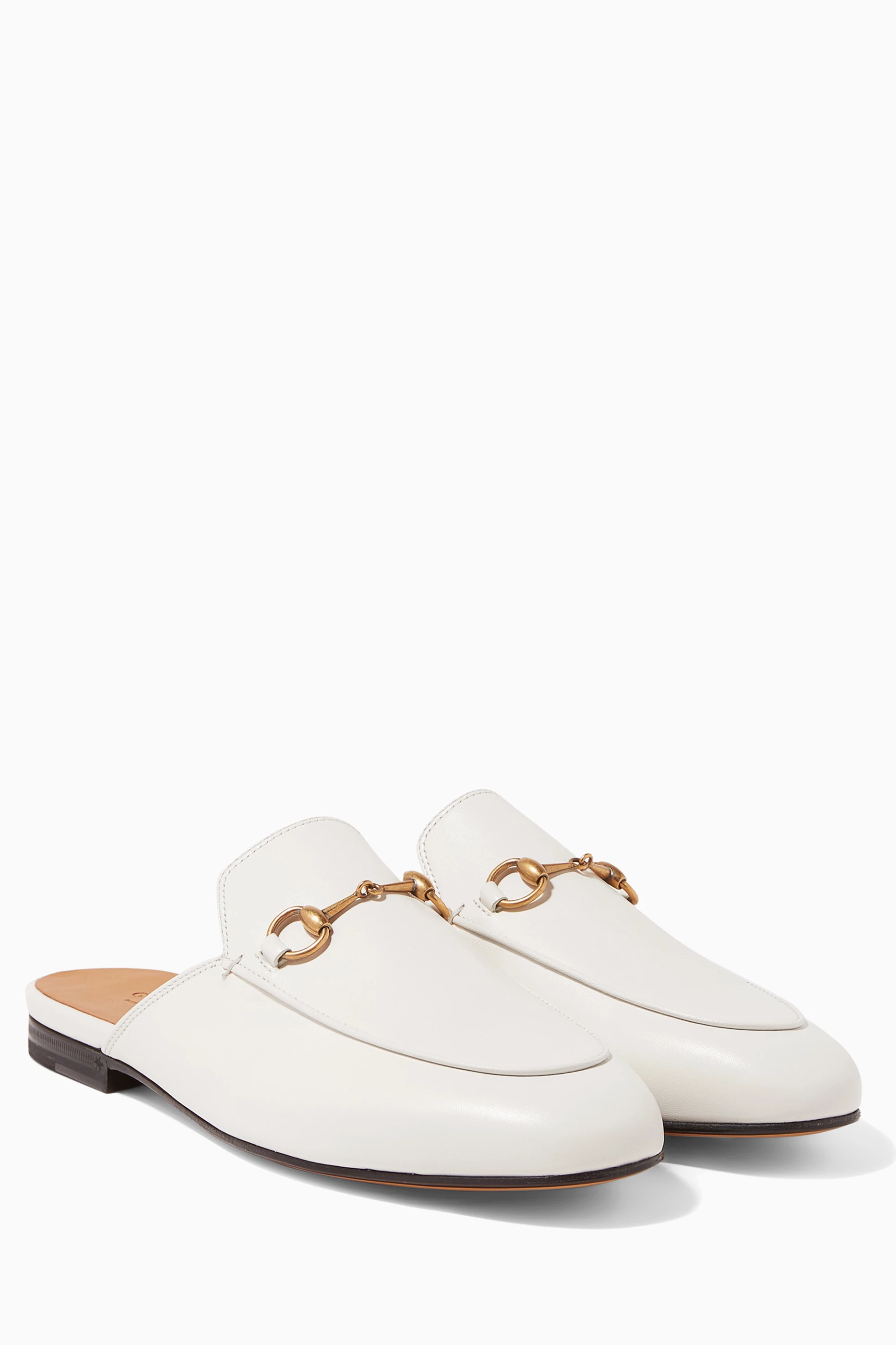 Gucci princetown loafers white cheap