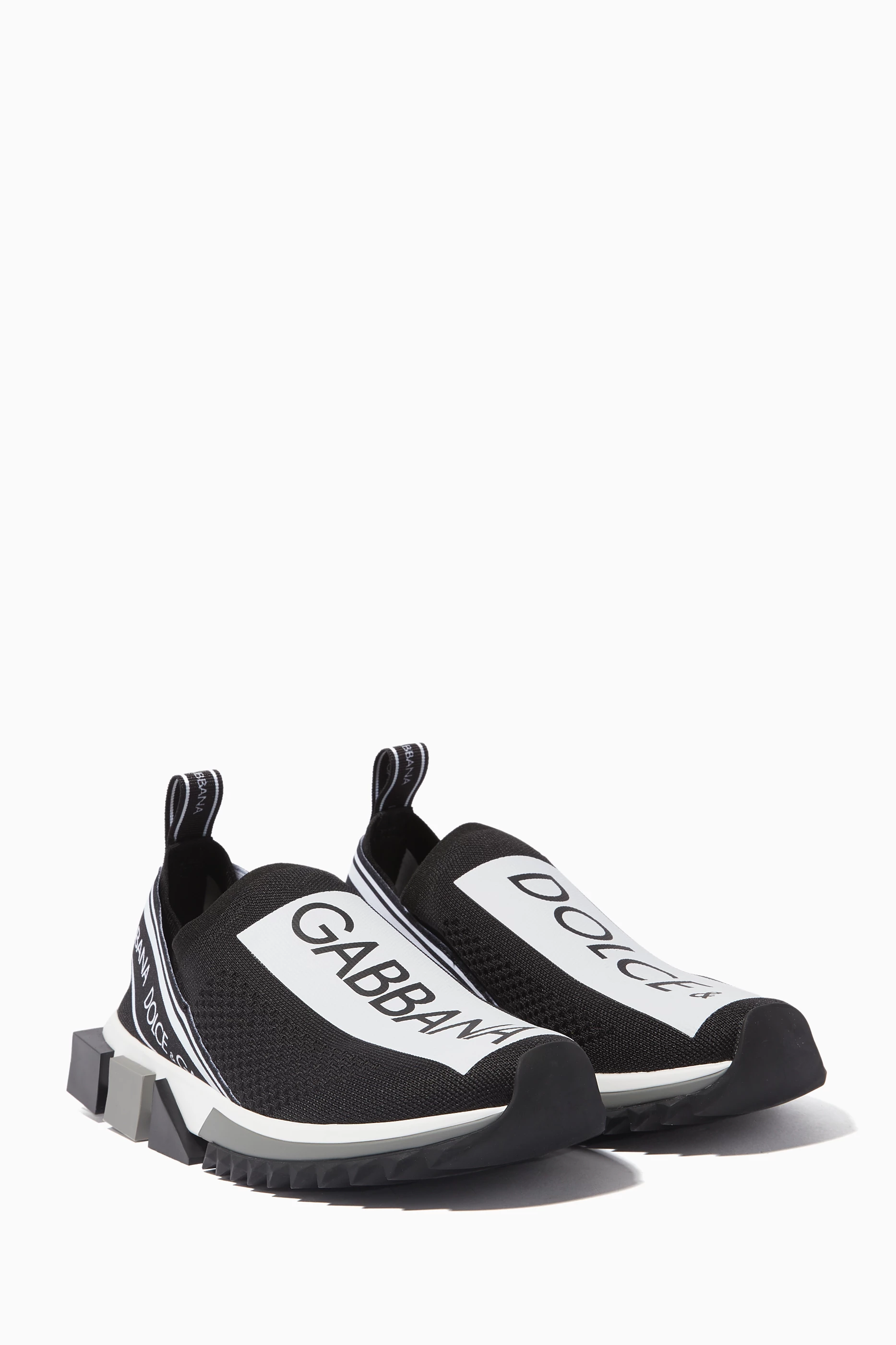 Dolce & gabbana black sorrento sneakers top