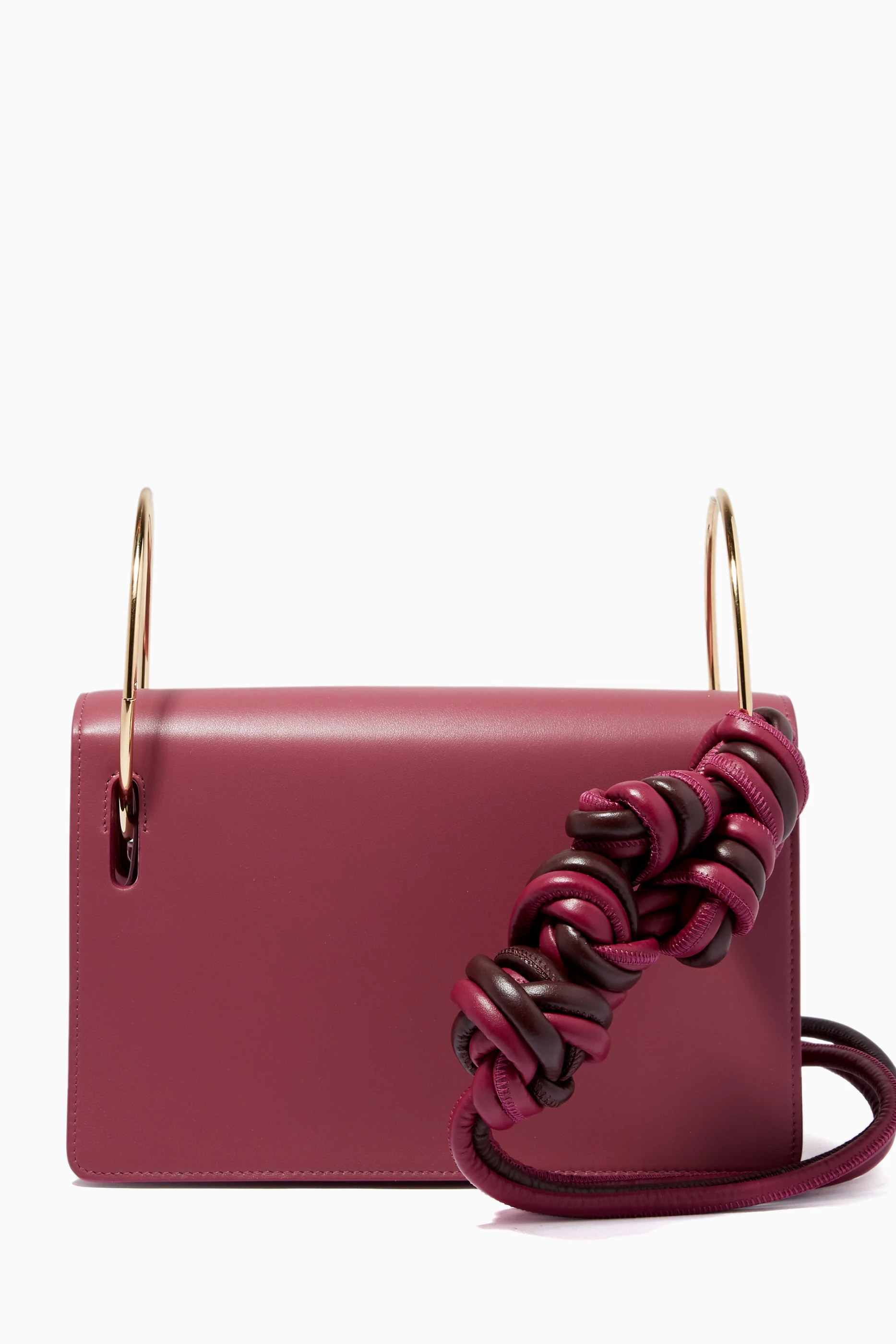 Buy Roksanda Purple Purple Dia Leather Shoulder Bag for WOMEN in