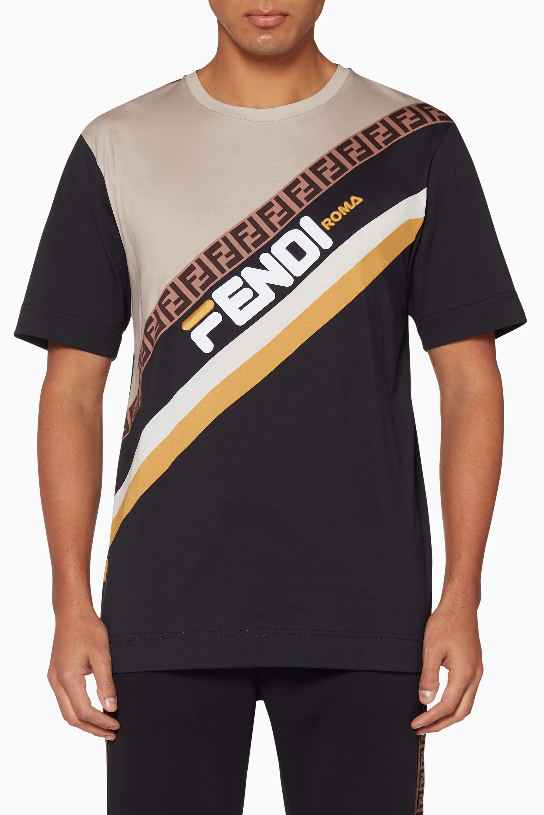 Fendi roma t shirt fila discount