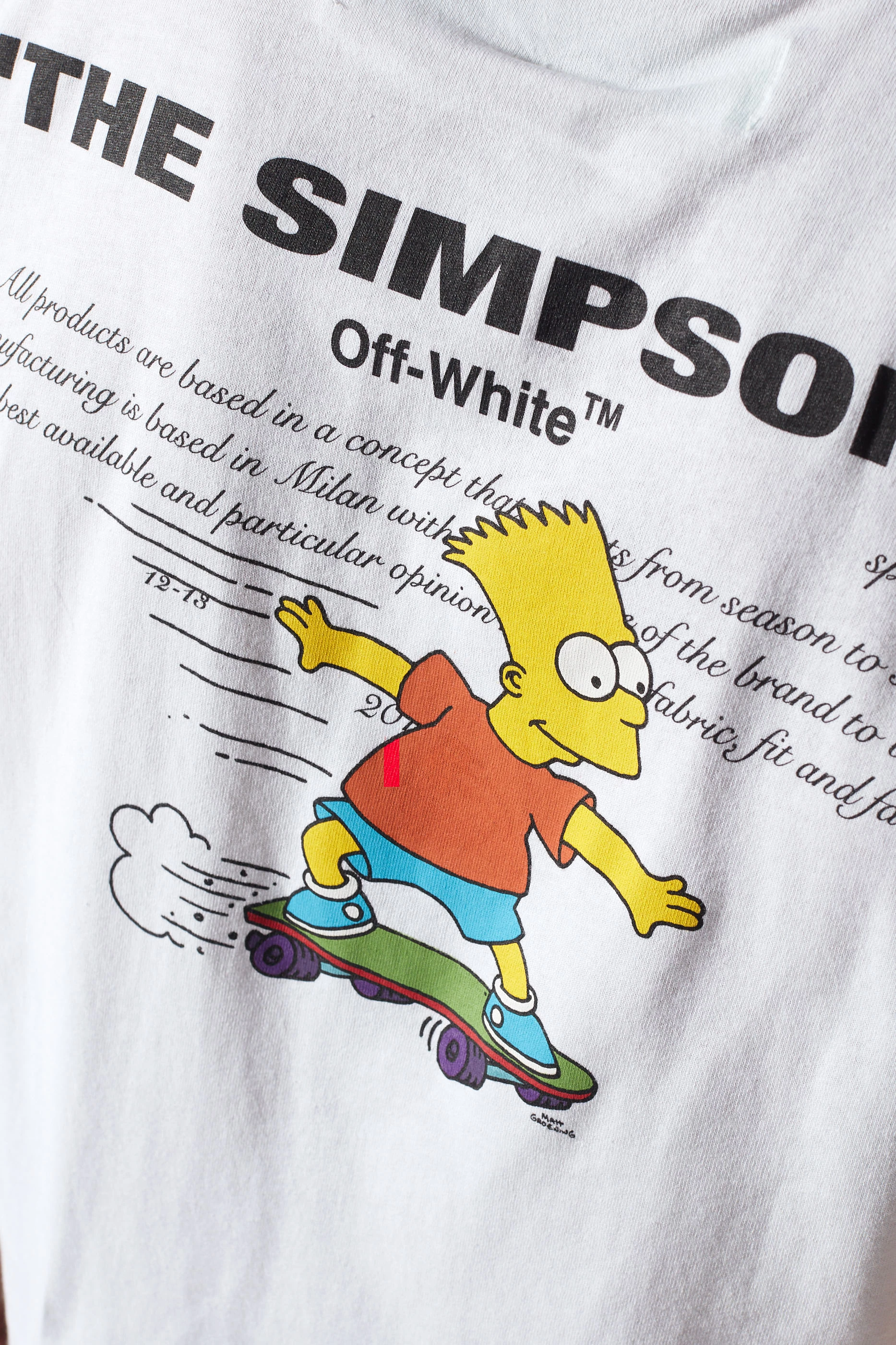 Off white homer and bart online