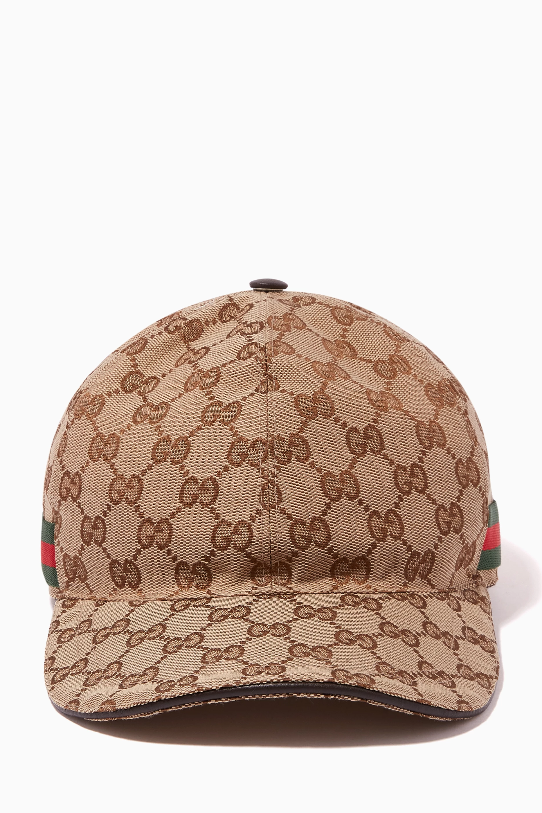 Buy Gucci Neutral GG Baseball Cap in Canvas for Men in Qatar Ounass