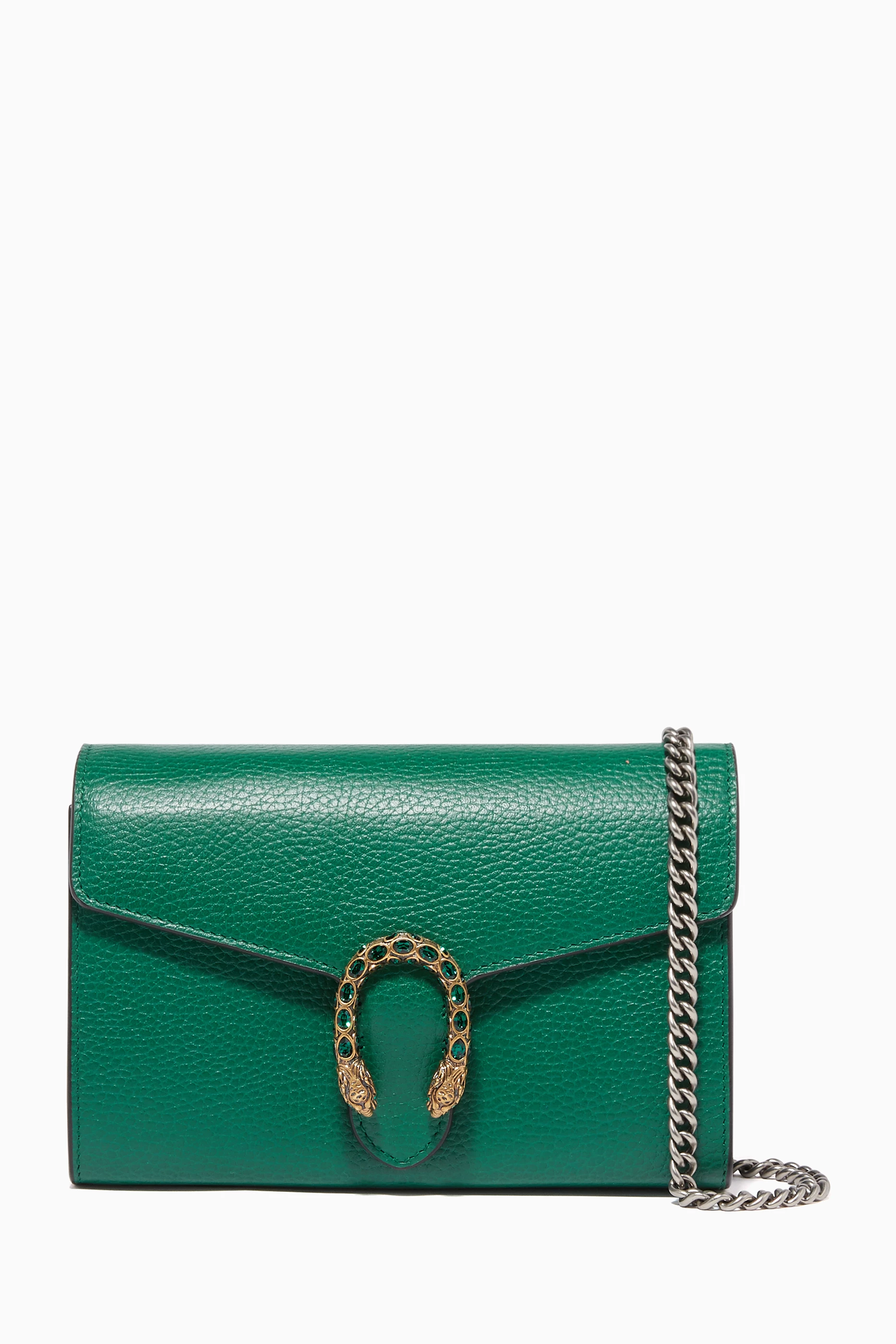 Gucci dionysus green shoulder bag sales