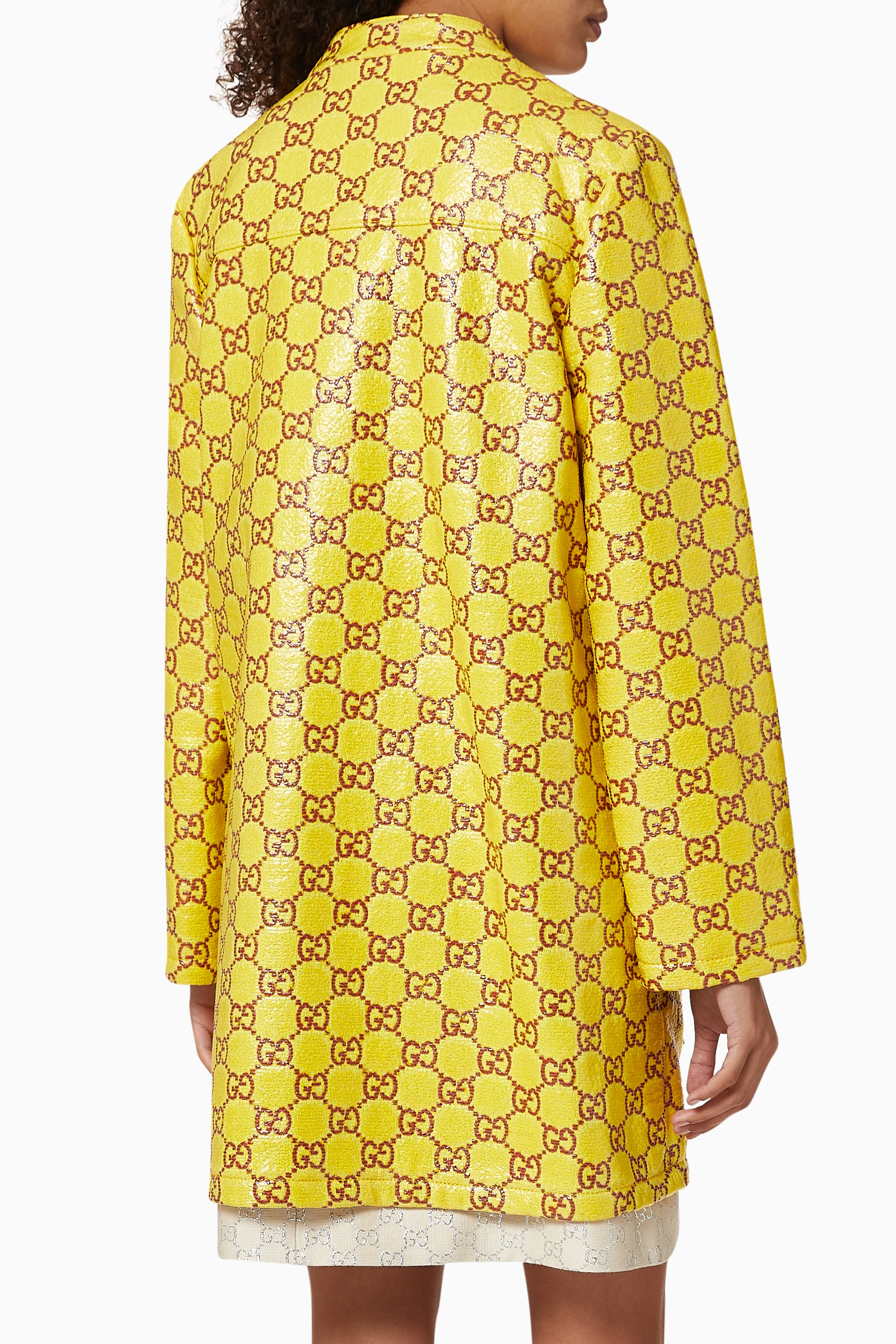 Gucci yellow coat on sale