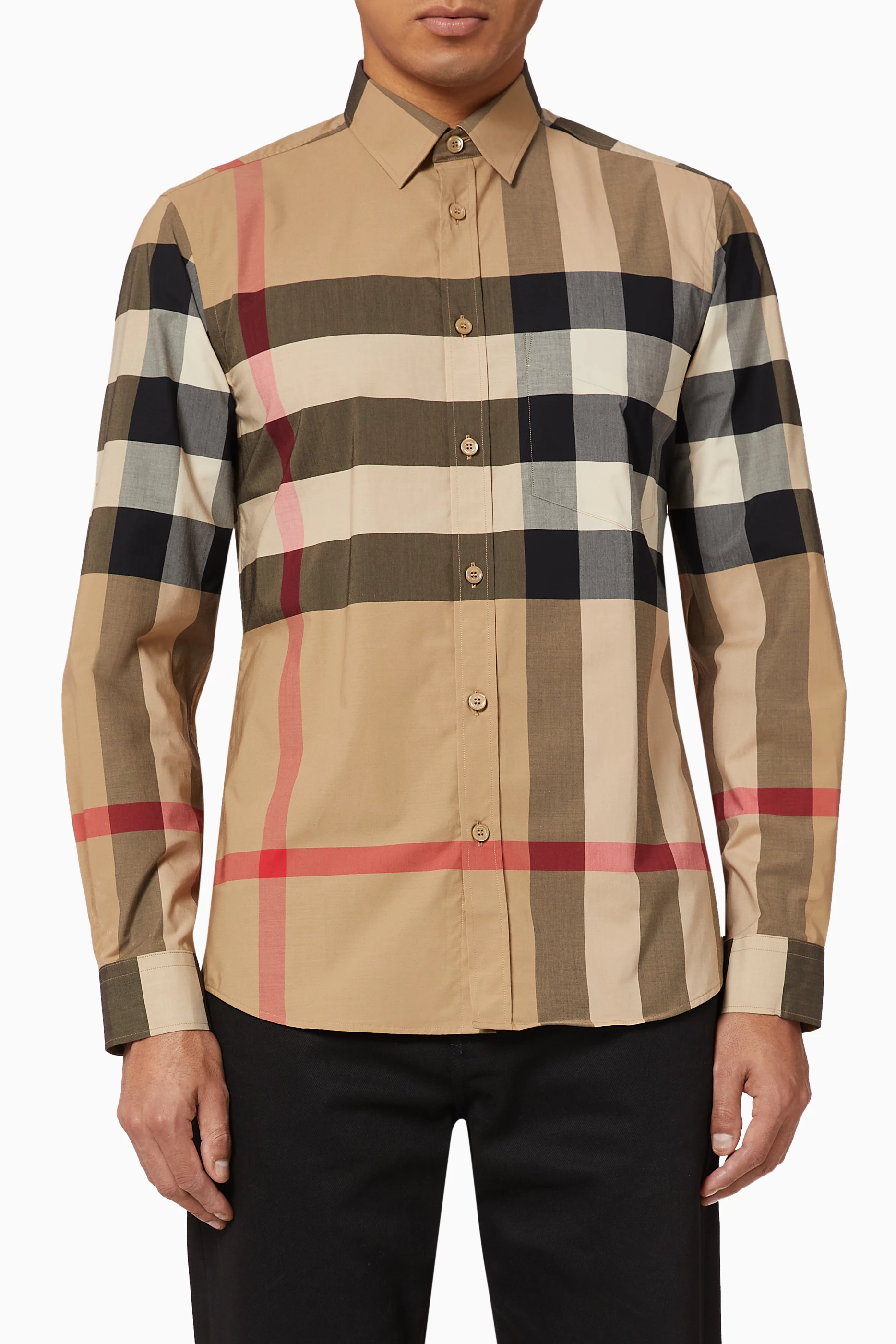 Burberry blouse shop cheap