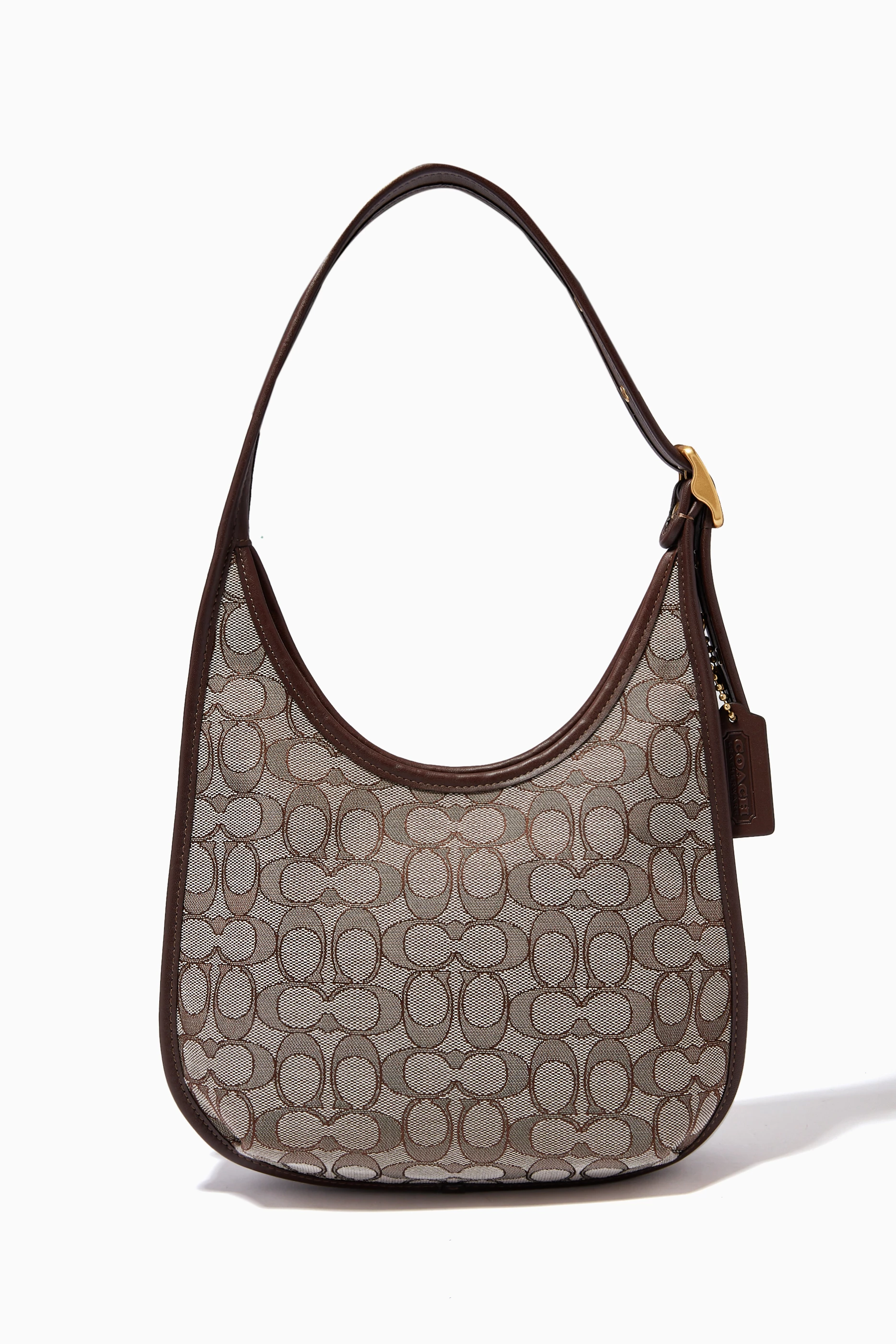 Ergo shoulder bag in signature jacquard clearance