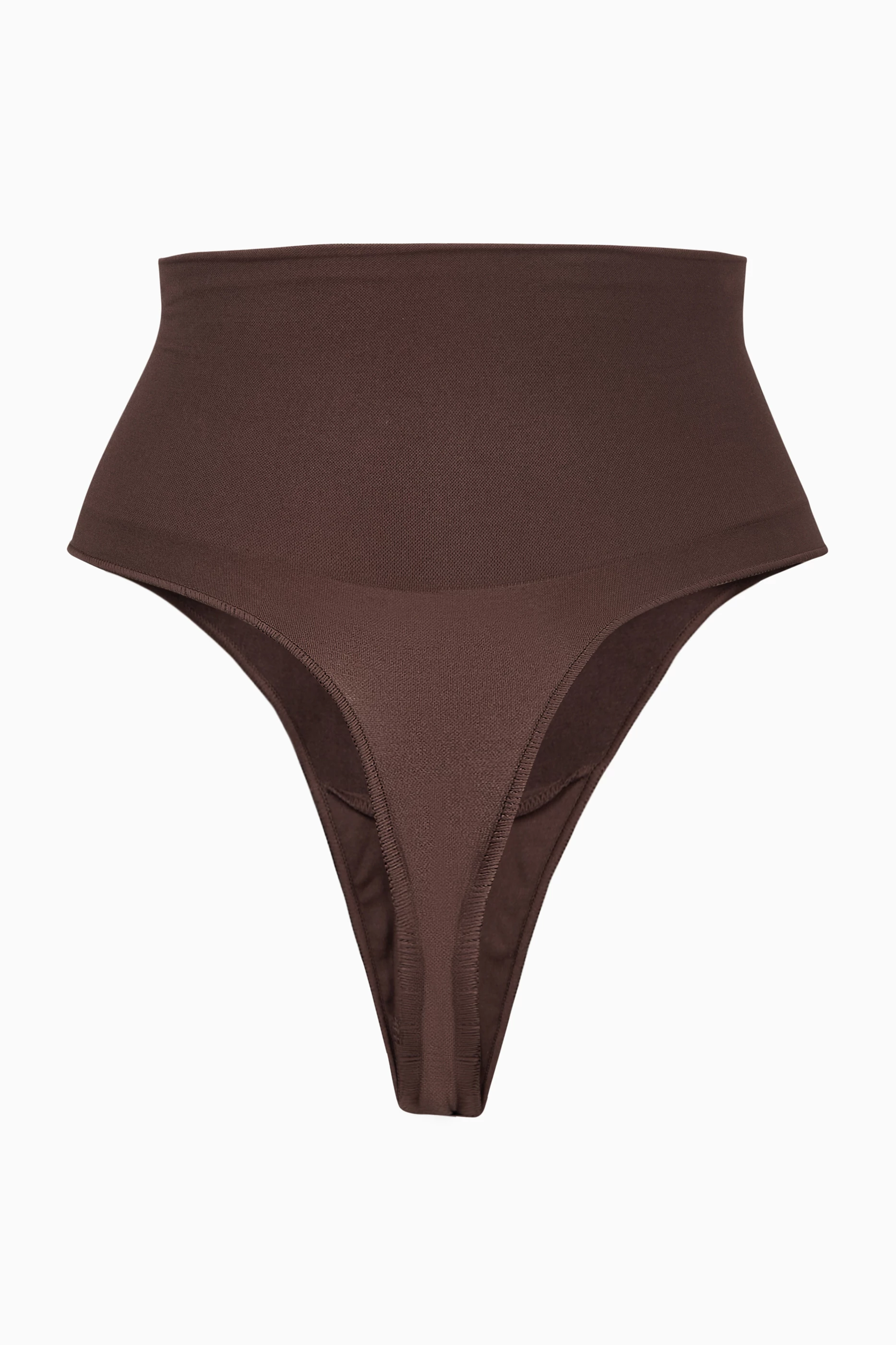 Buy SKIMS Brown Core Control Thong for Women in Qatar