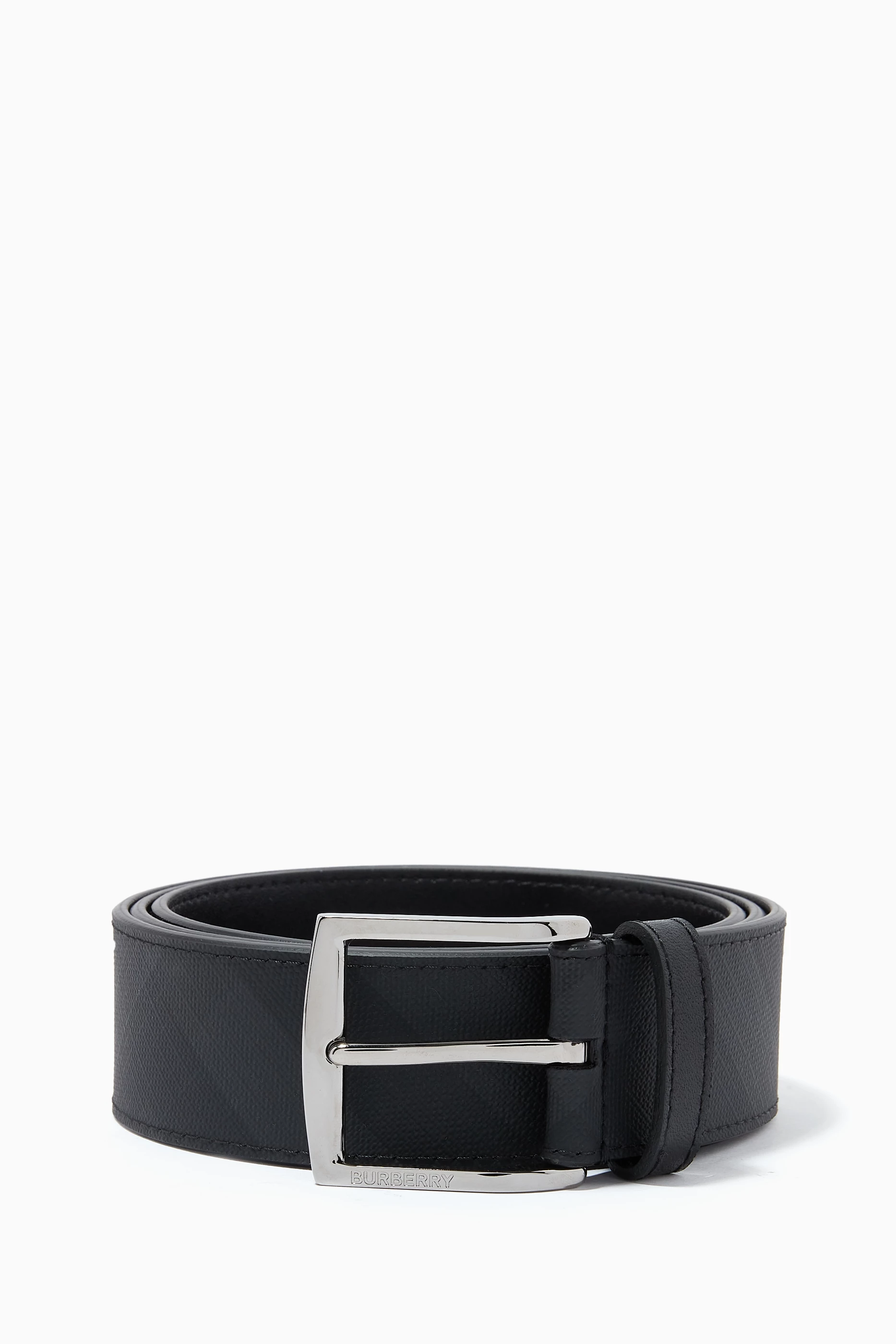 Burberry belt mens grey outlet