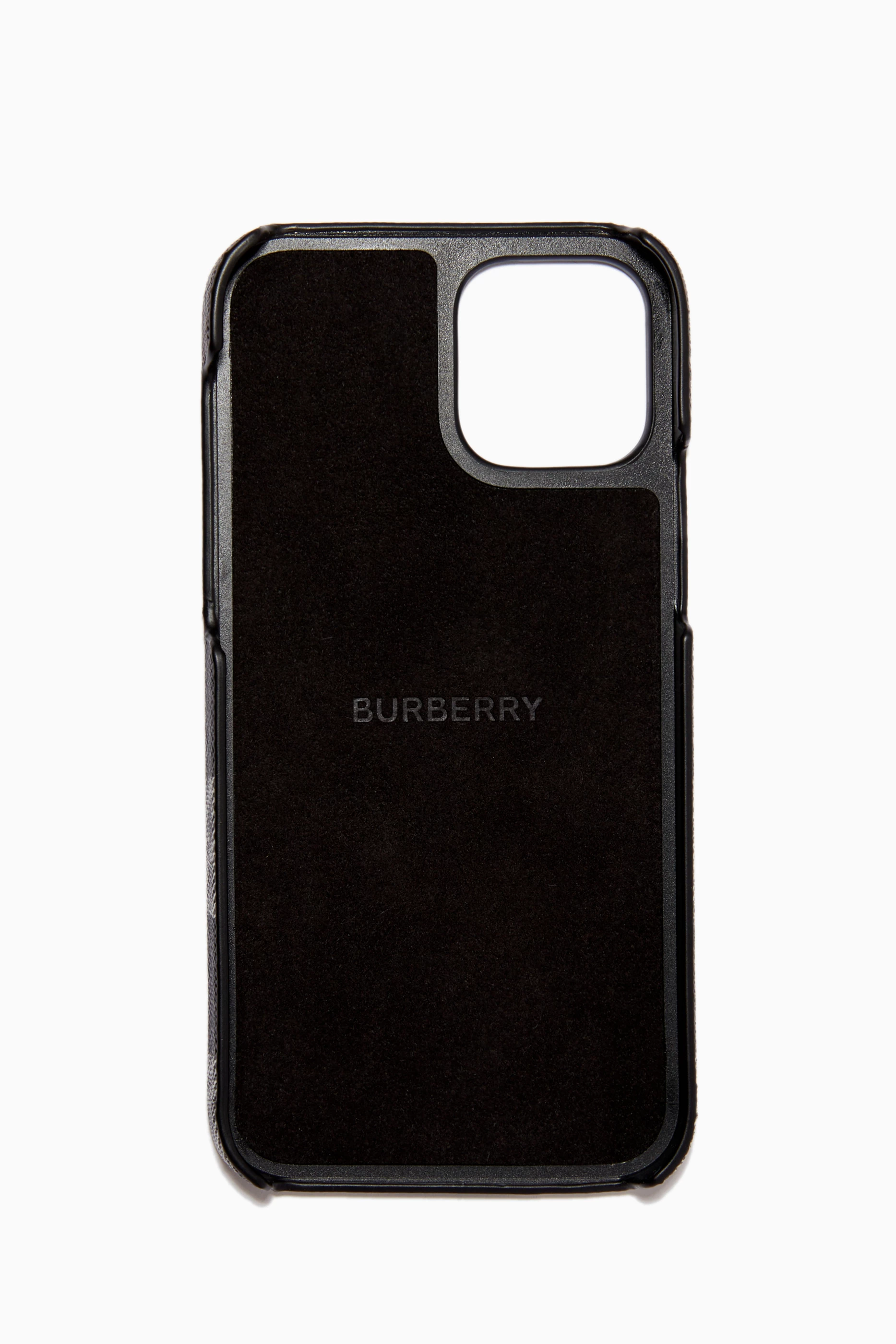 Buy Burberry Brown iPhone 12 Pro iPhone 12 Case in Check E canvas