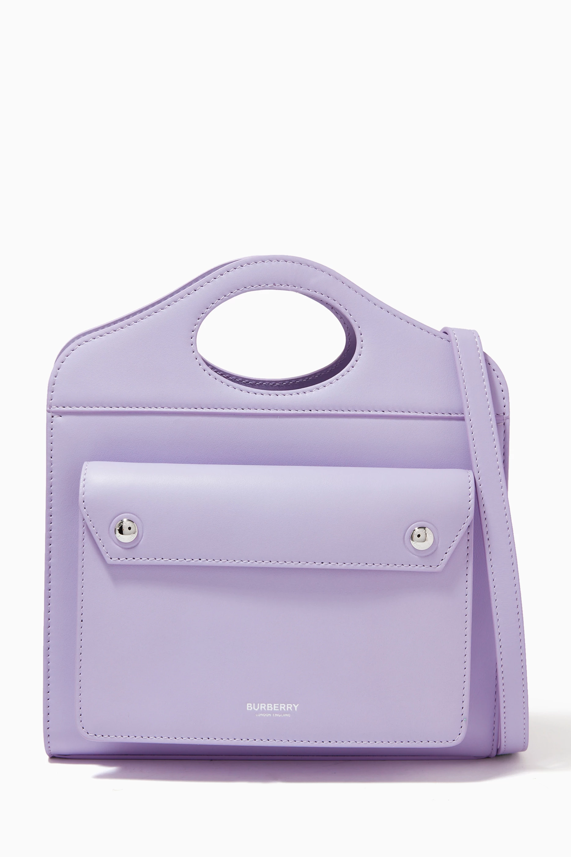 Burberry purple on sale bag