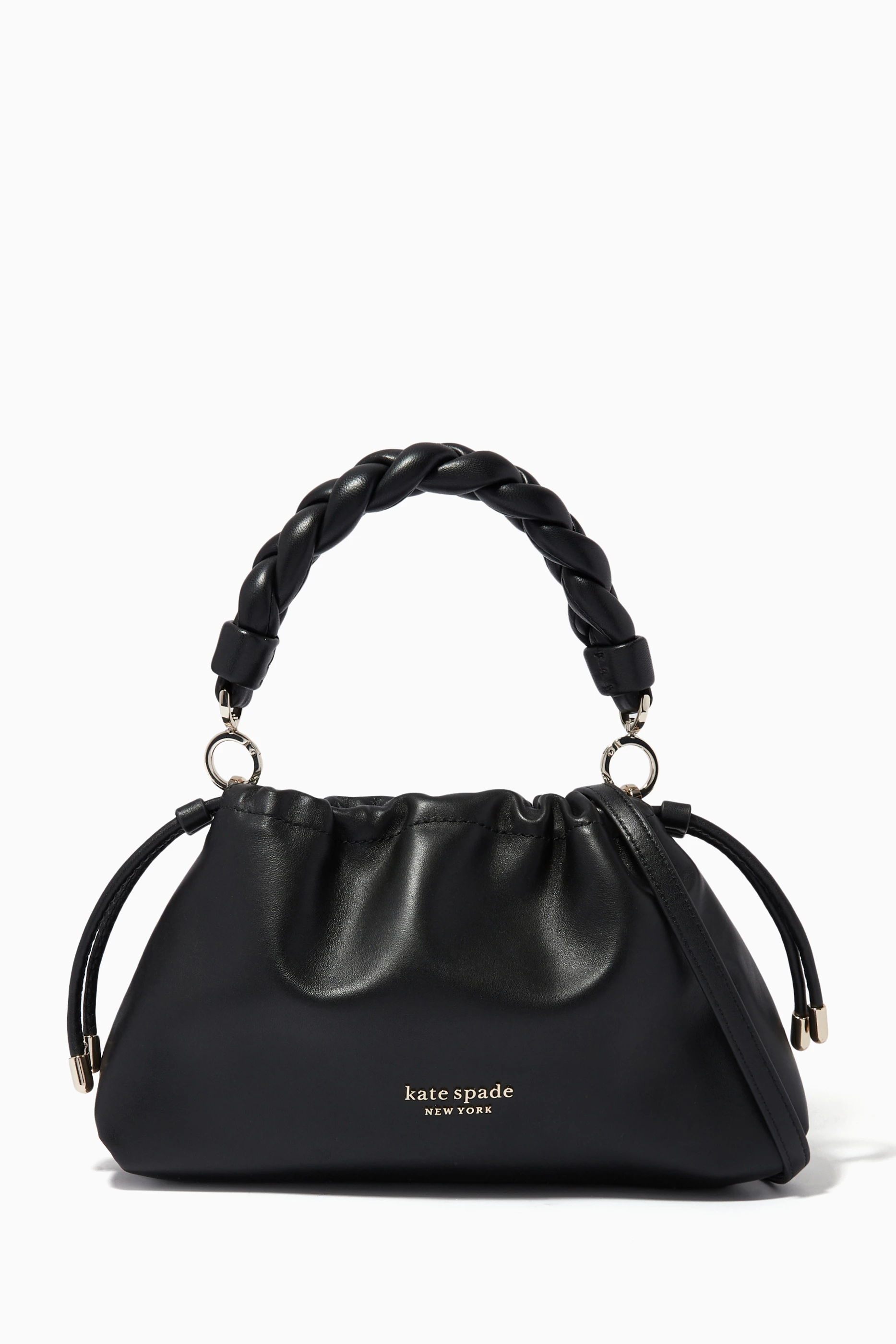 Shop Kate Spade New York Black Meringue Small Crossbody Bag in Leather for  WOMEN | Ounass Qatar