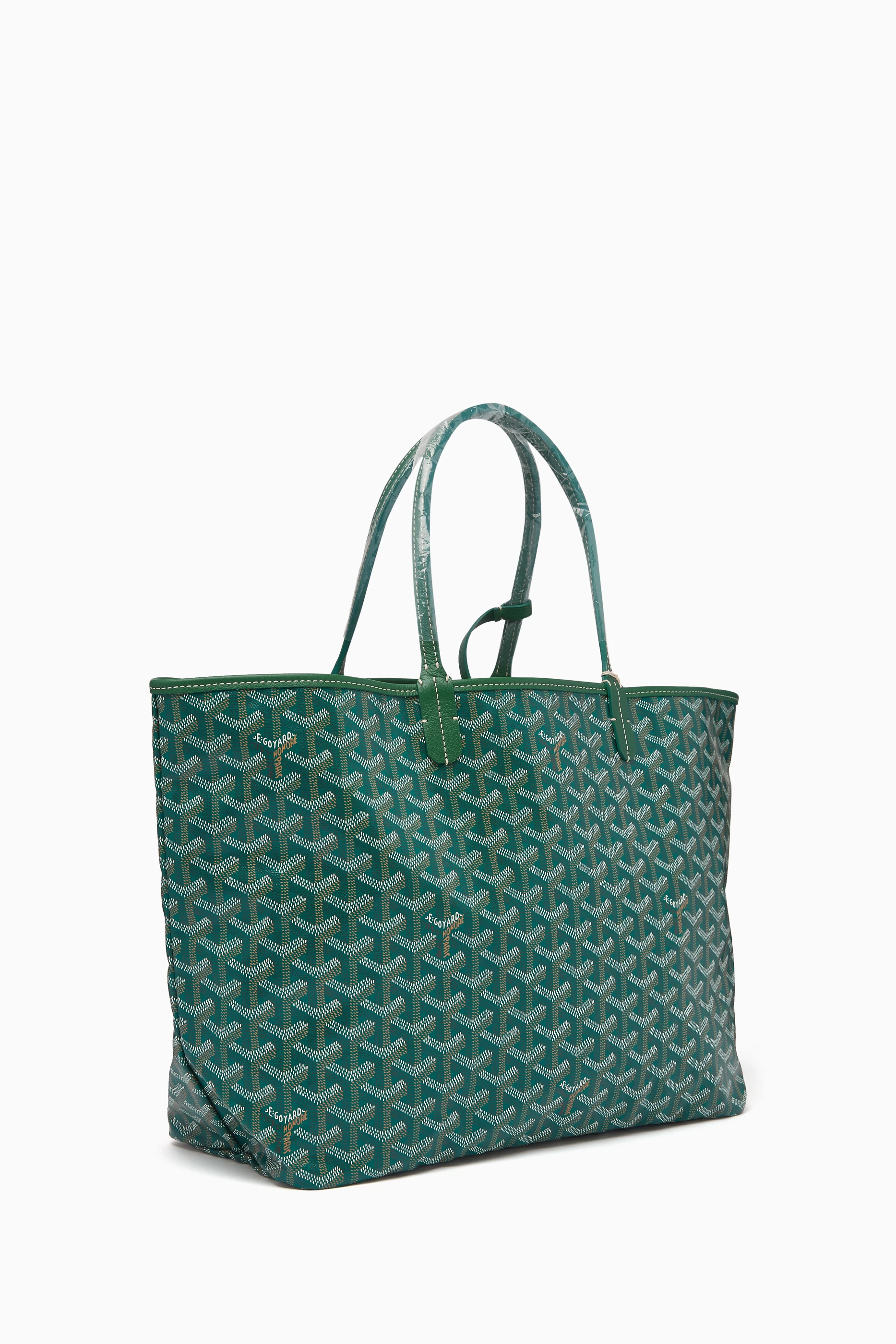 Buy Goyard Pre Loved Green Unused SAC St. Louis PM Tote in