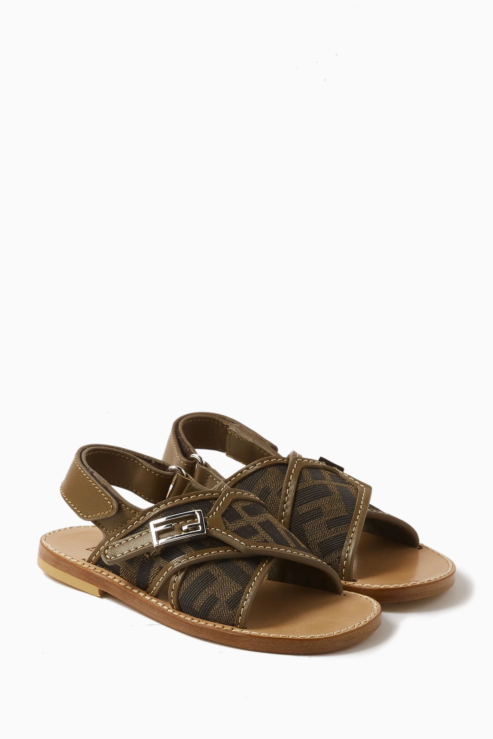 Fendi outlet monogram sandals