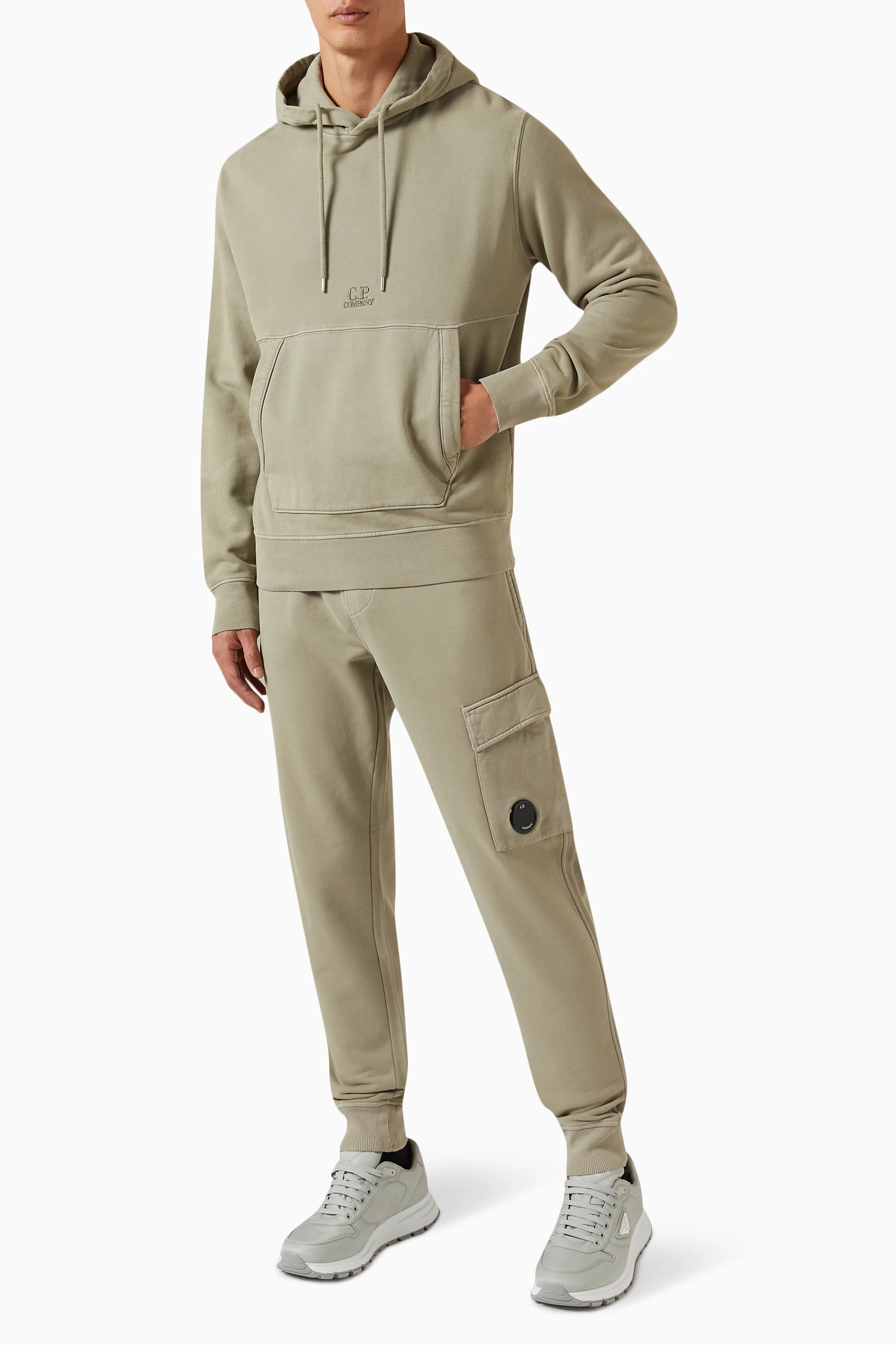 Cp company khaki tracksuit discount