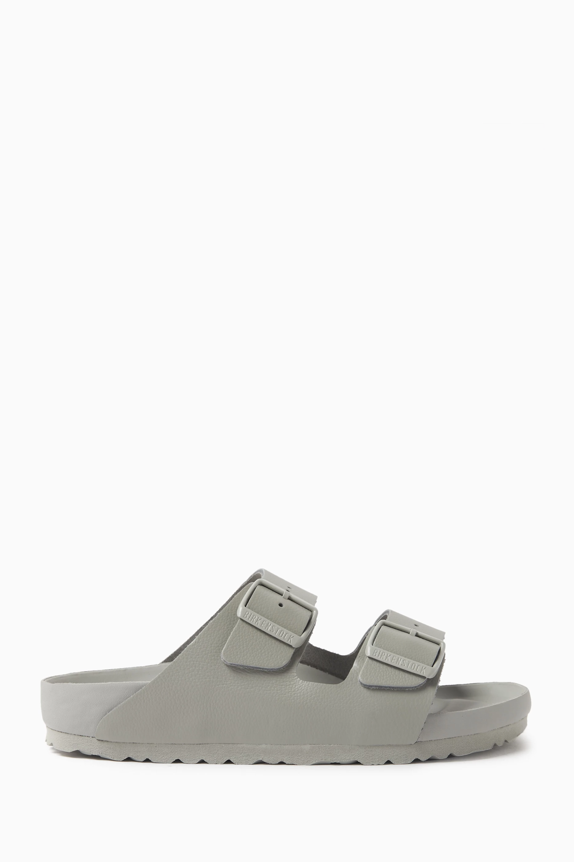 Grey rubber birkenstocks sales