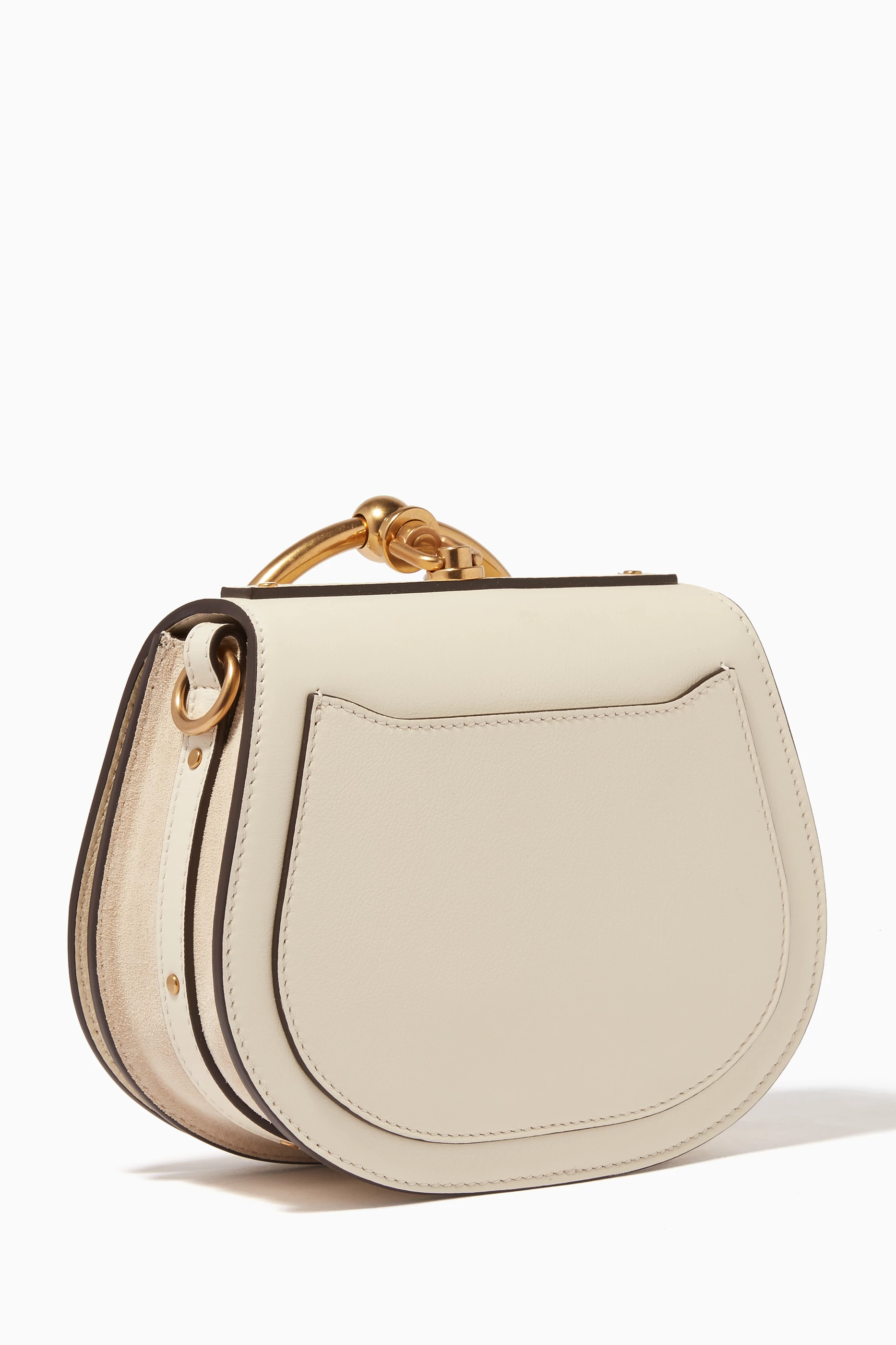 Buy Chloe Neutral Off White Small Nile Bracelet Bag For Women Online Ounass Qatar