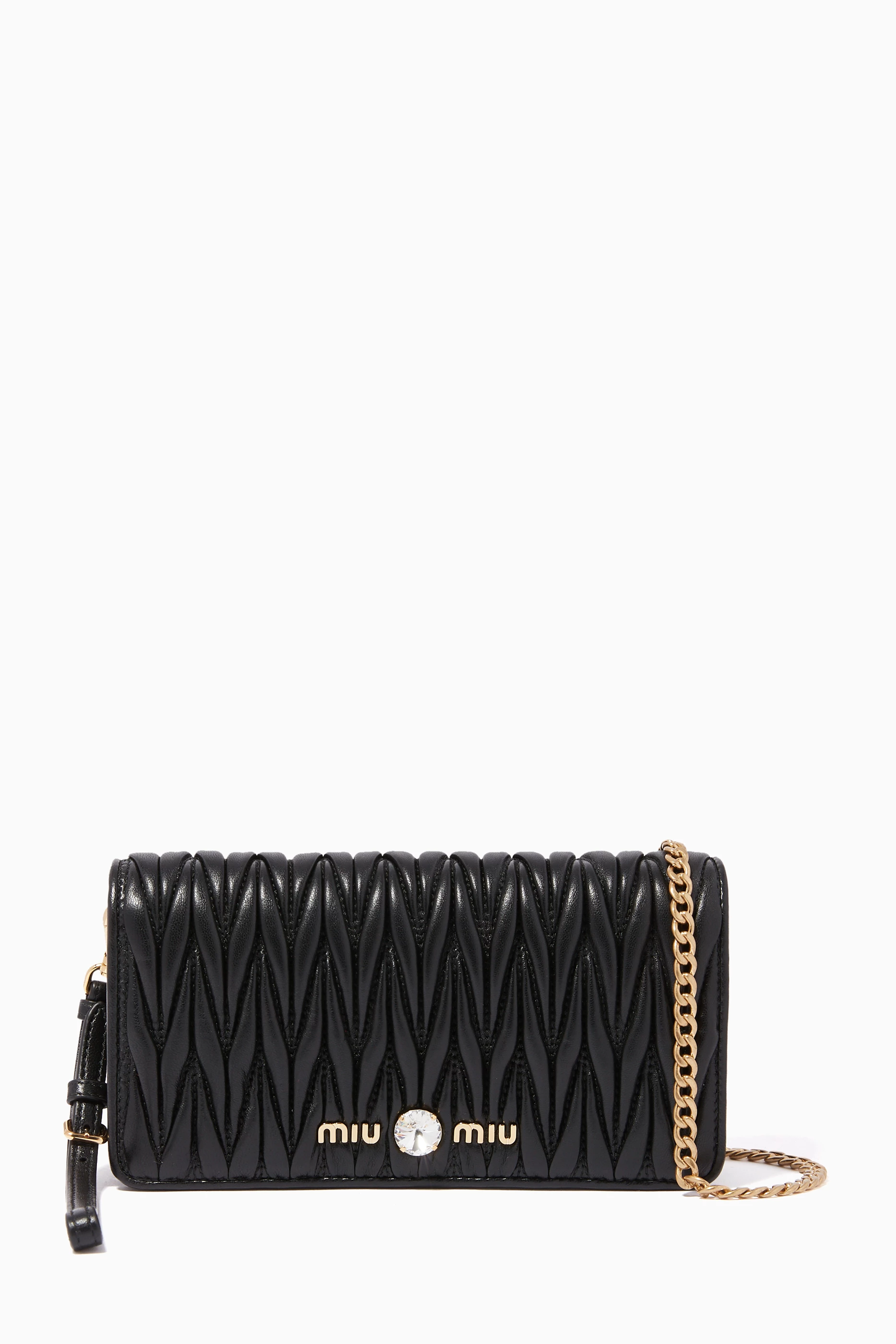 ★MiuMiu★ Small Matelasse Wallet Black 5MH033AFPPF0002 5MH0 Amazon.co.jp: Miu Miu 5MH033 2FPP Nero Matelasse Leather
