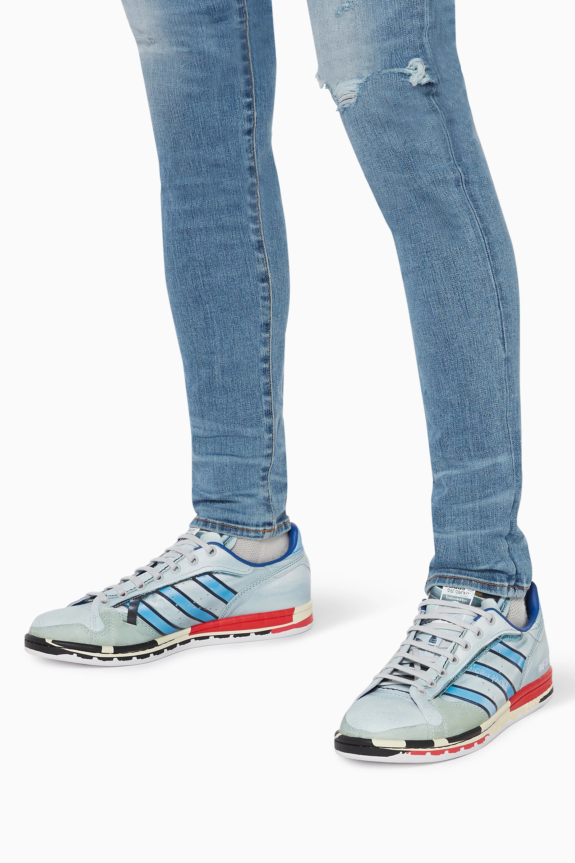 Buy adidas Grey Y-3 x Raf Simons RS Micropacer Stan Smith Sneakers 