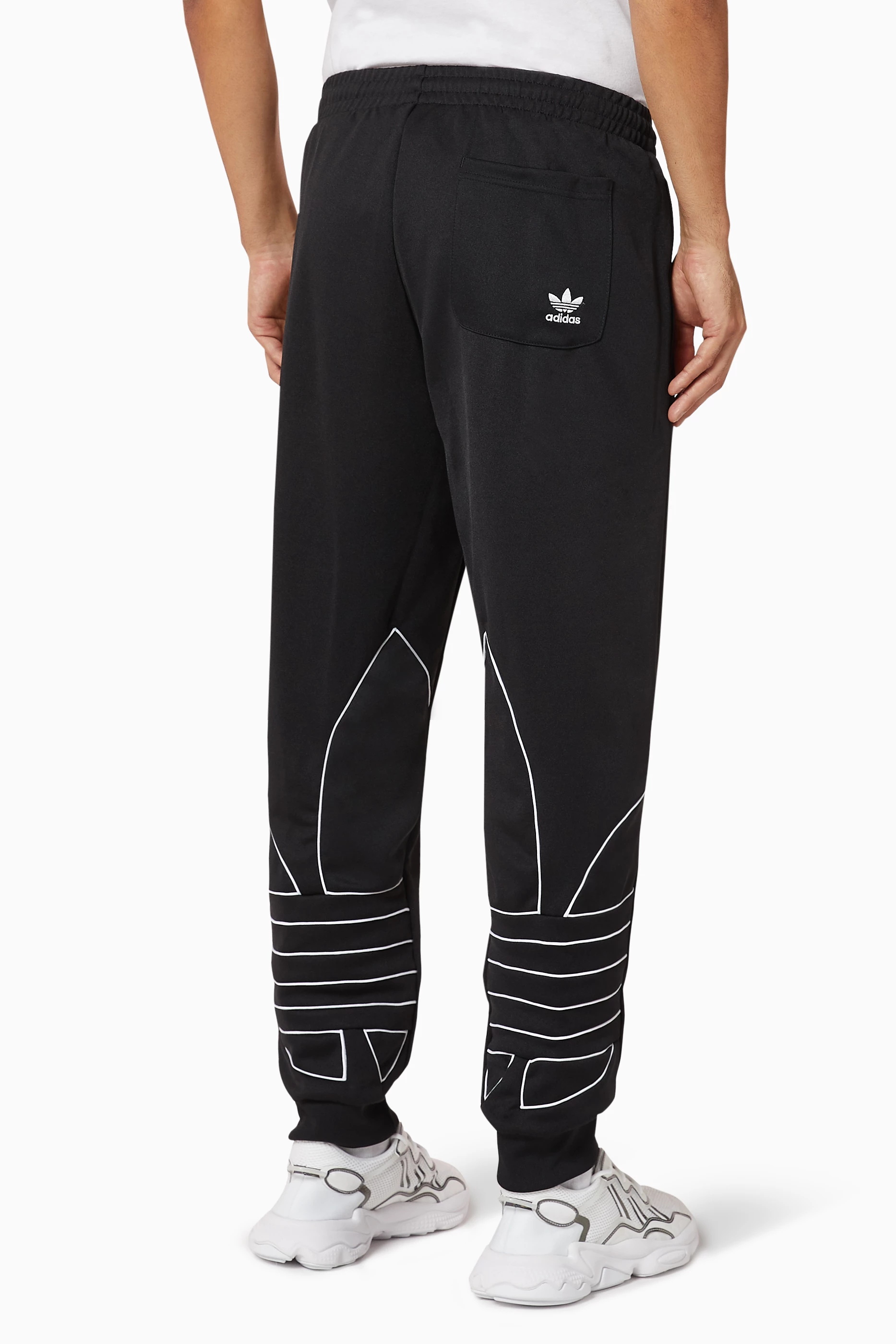 Buy adidas Black Trefoil Outline Track Pants For Men Online Ounass Qatar