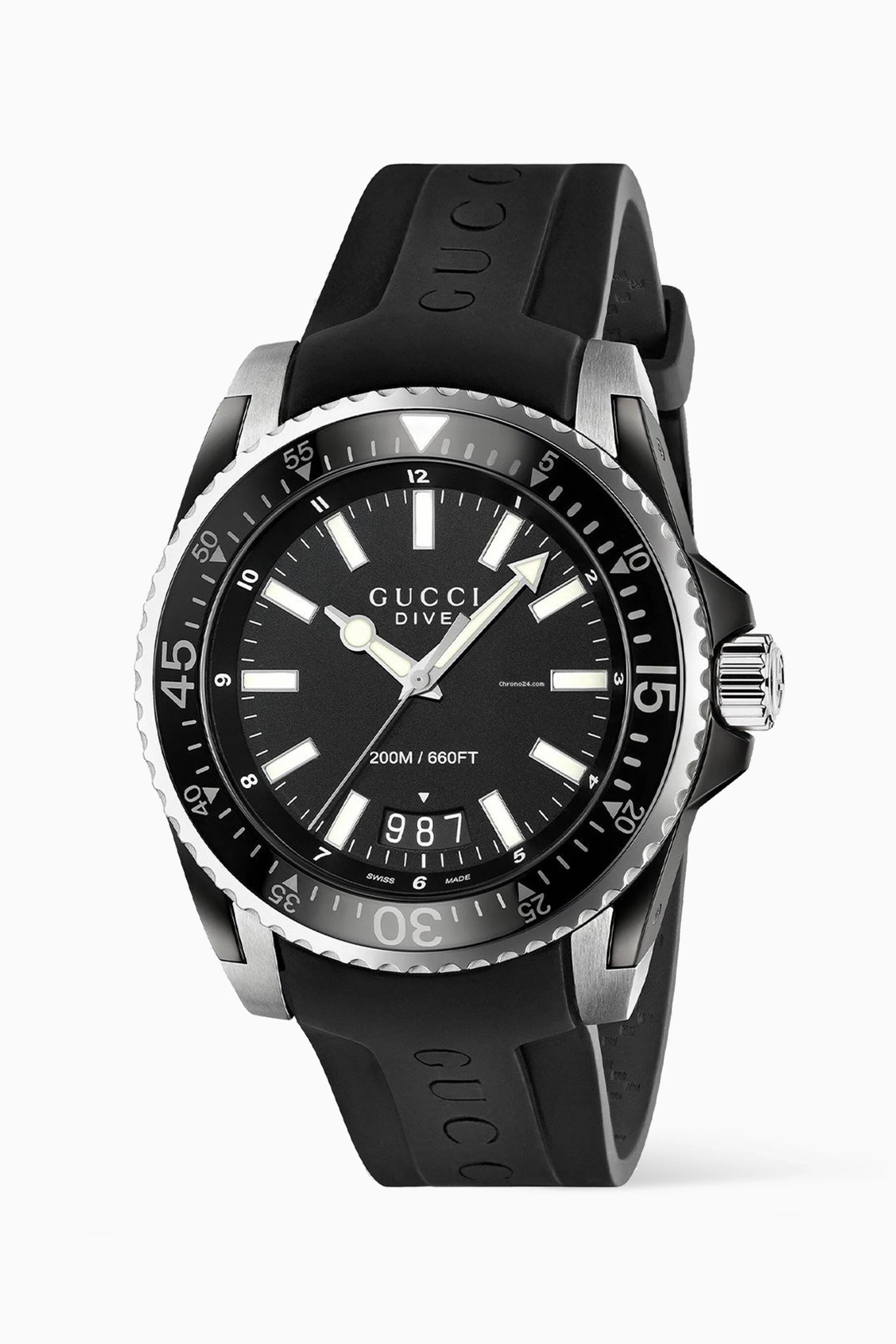 Buy Gucci Black Gucci Dive Watch 45mm For Men Online Ounass Qatar