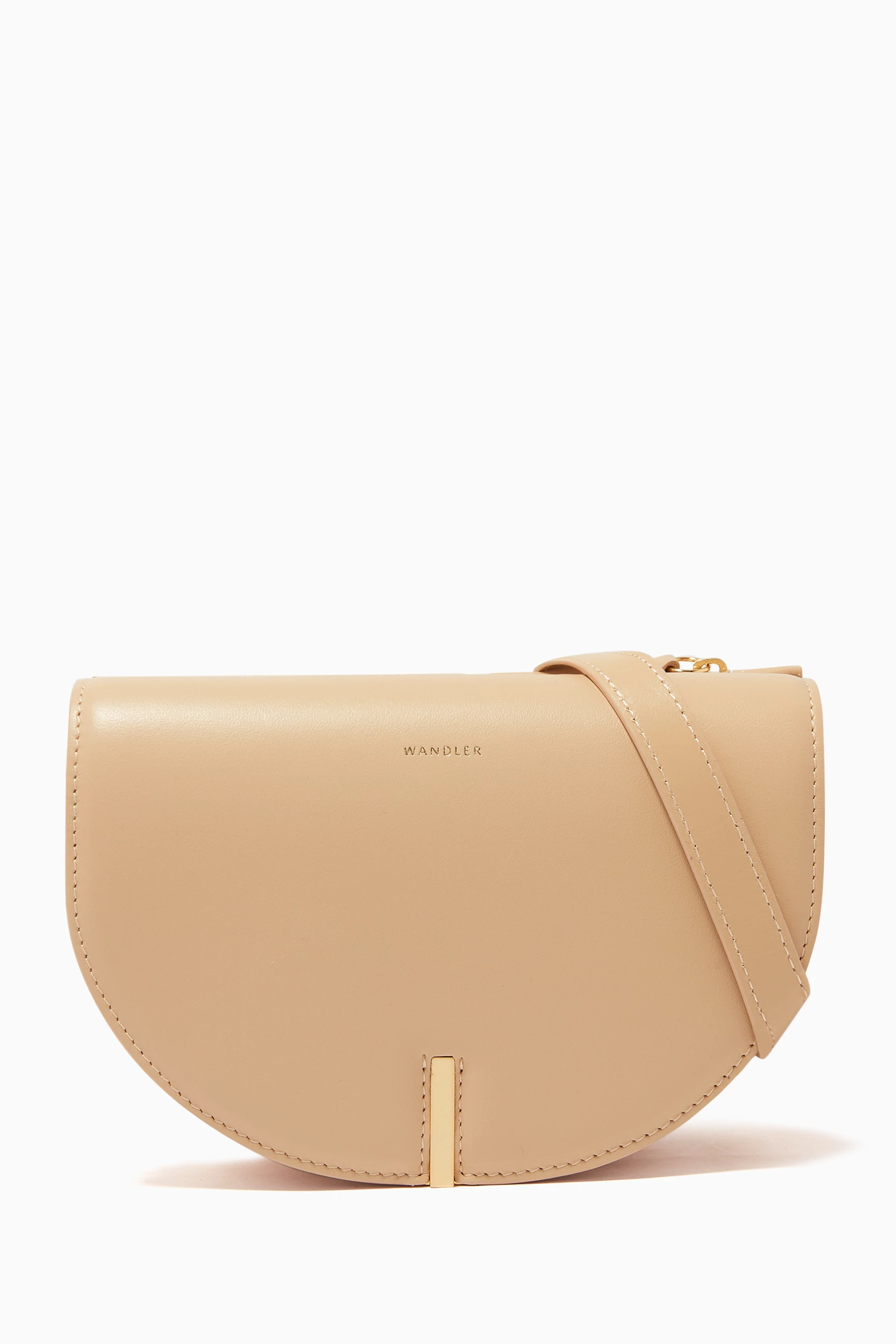 Wandler nana leather crossbody bag shop