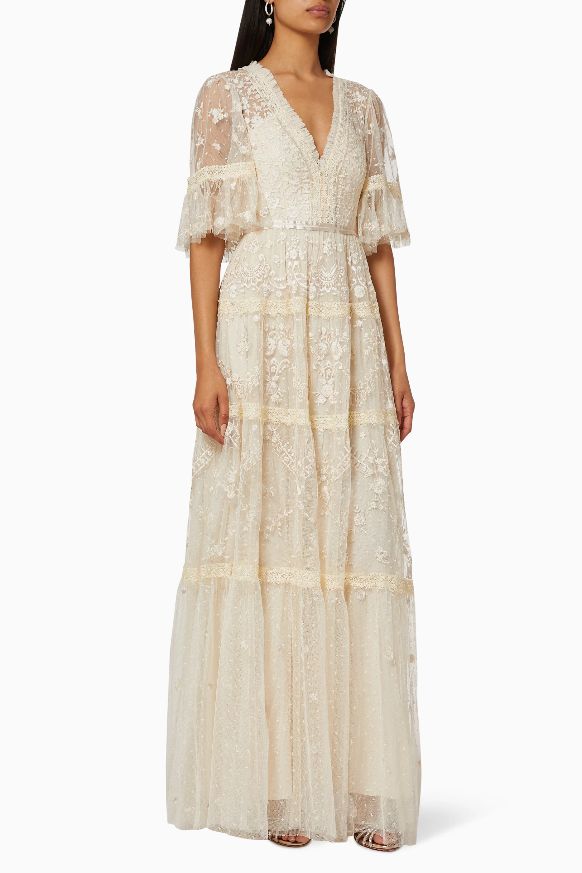lottie lace dress Superdown Lottie Lace Bustier Dress