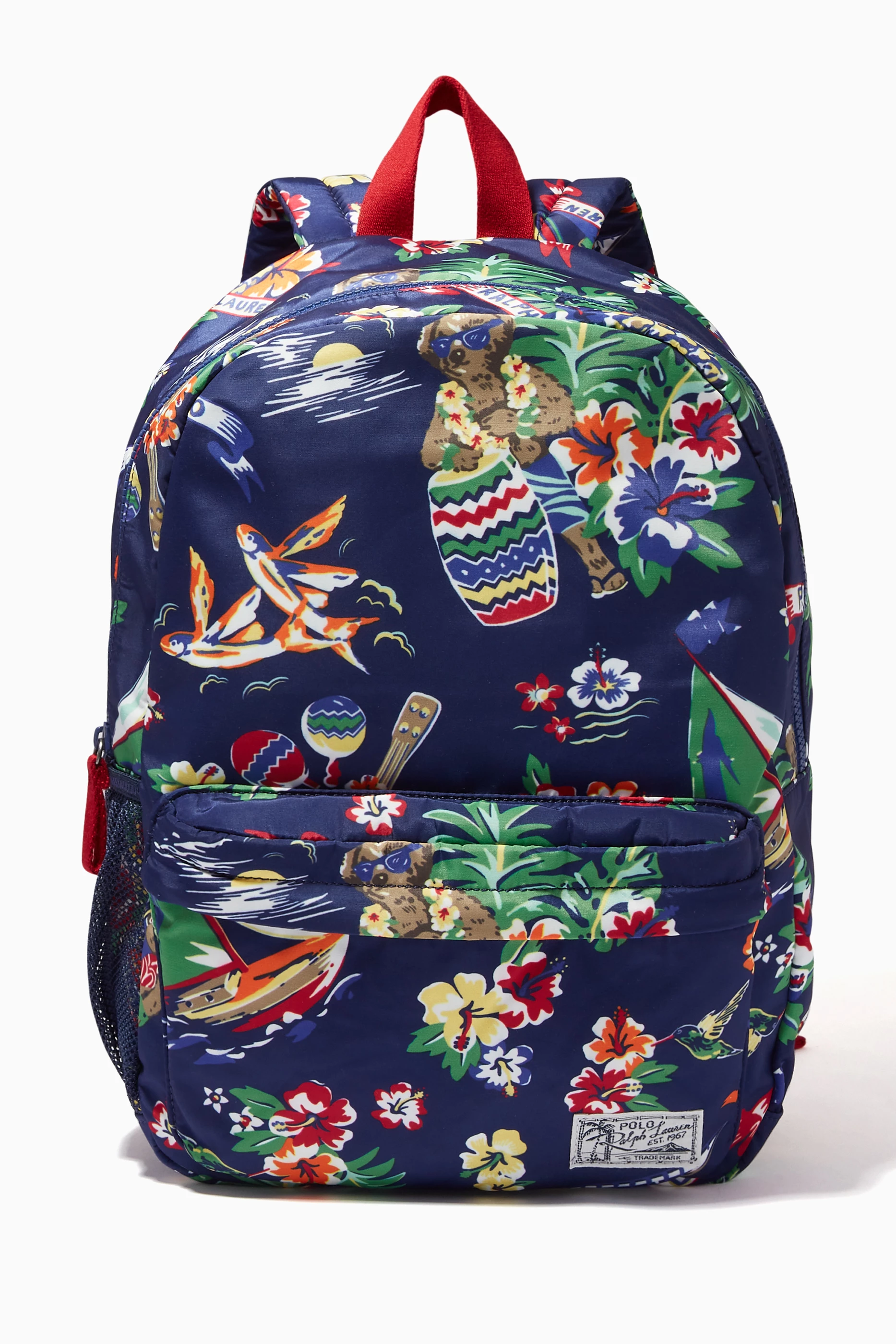 Multicolored Polo Backpack Backpack Polo Ralph Lauren Green in Cotton - 56834869 main image 2