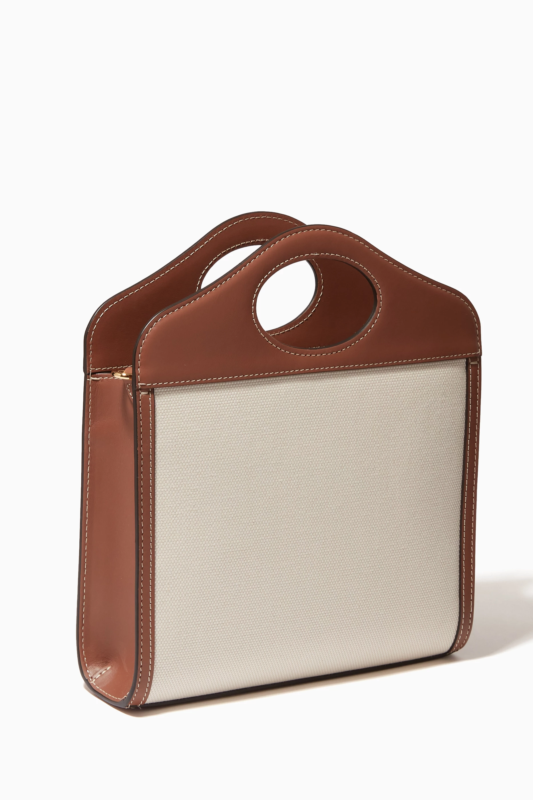 Burberry Pocket Min Handbag Ini Coated Canvas