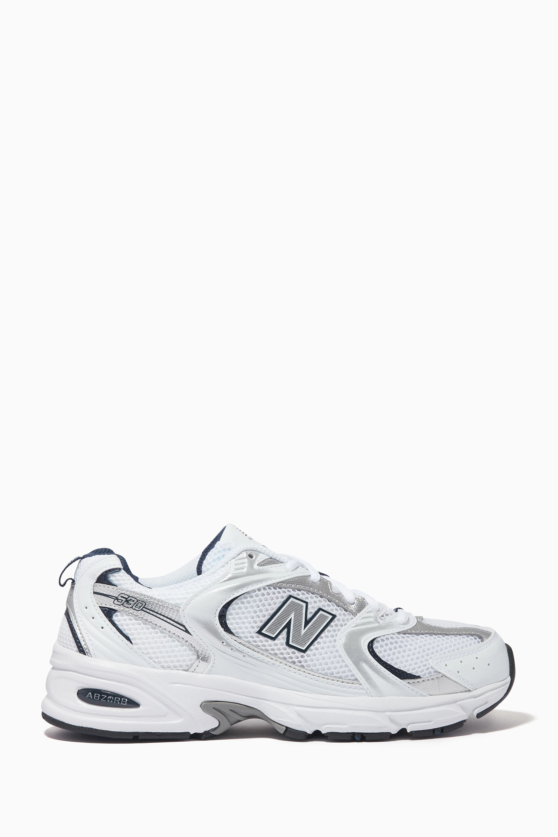 Buy New Balance White 530 Sneakers in Mesh For Women Online Ounass Qatar