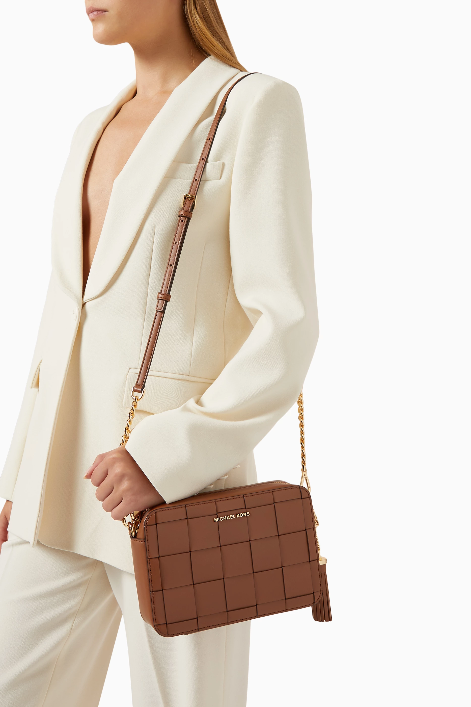 Ginny medium quilted leather crossbody bag discount