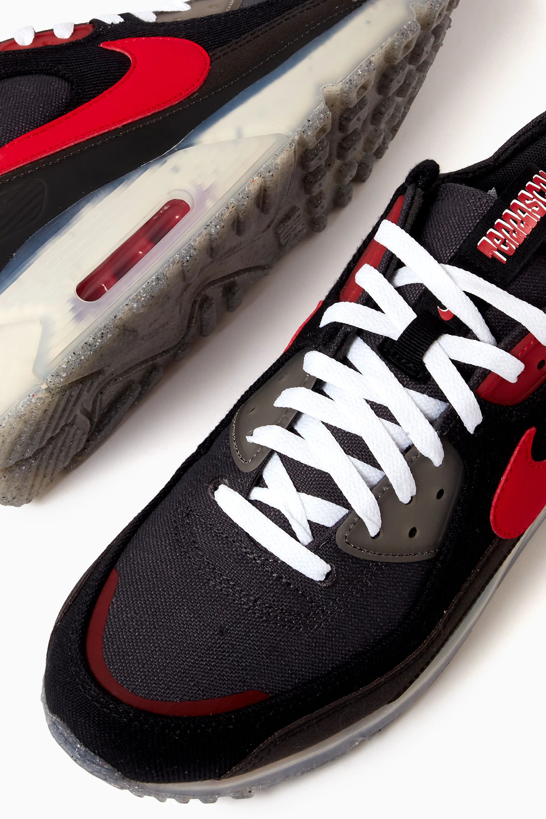 Buy Nike Grey Air Max Terrascape 90 Sneakers in Textile For Men