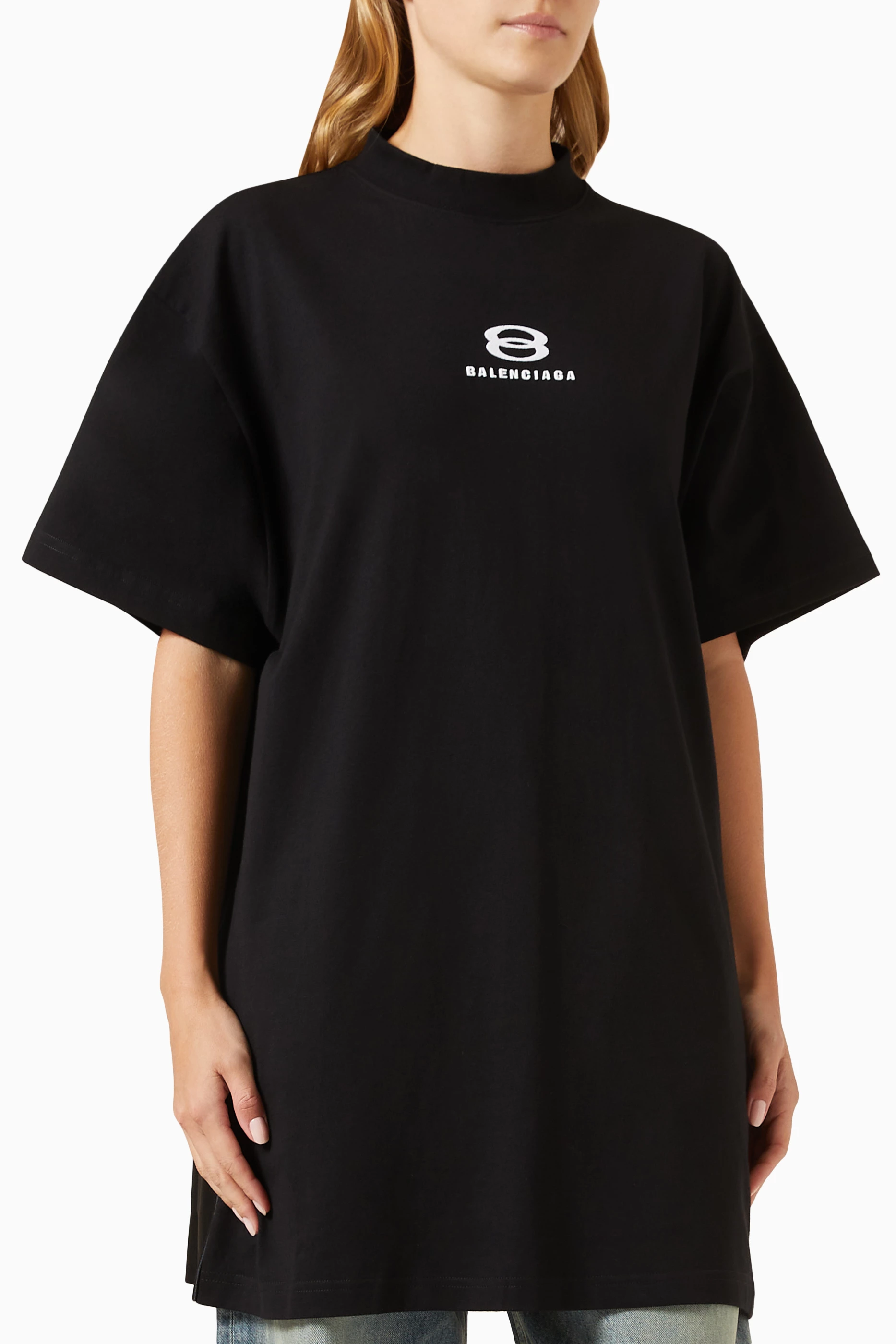 【BALENCIAGA】Deconstructed unity UNITY SPORTS ICON Tシャツ Balenciaga Unity Sports Icon Deconstructed T-Shirt Oversized