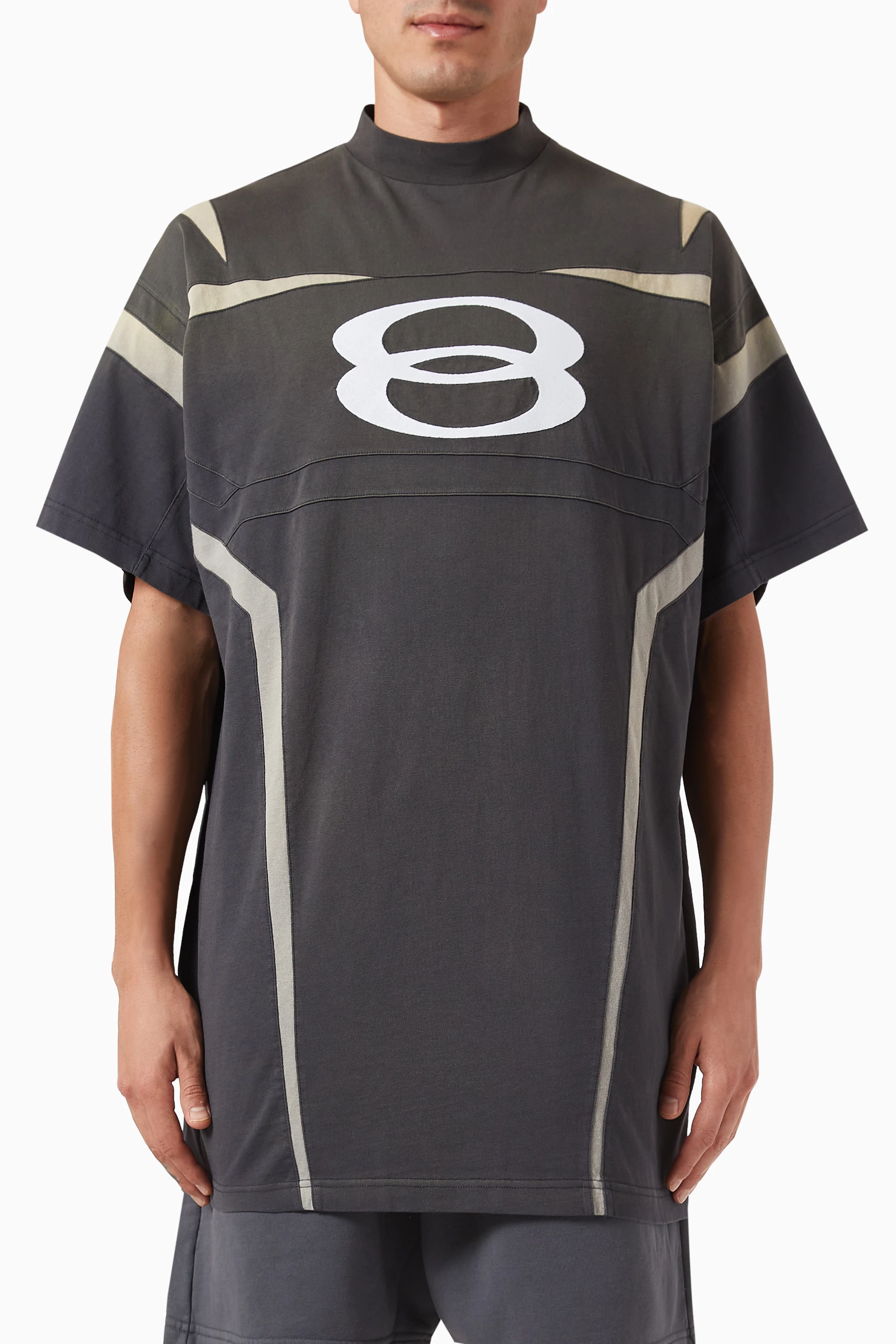 Buy Balenciaga Black Unity Sports Icon Biker Oversized T