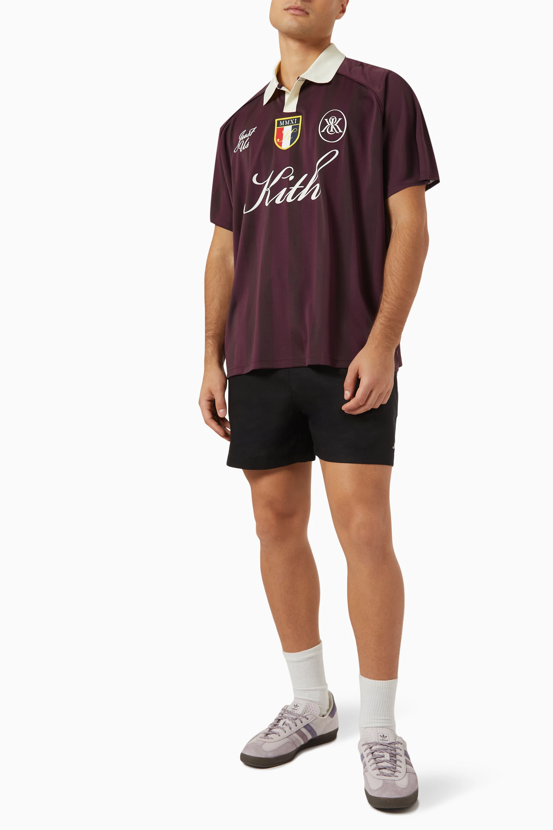 トップス Kith Shadow Stripe Marcel Soccer Top Kith Shadow Stripe Marcel Soccer Top - Stadium