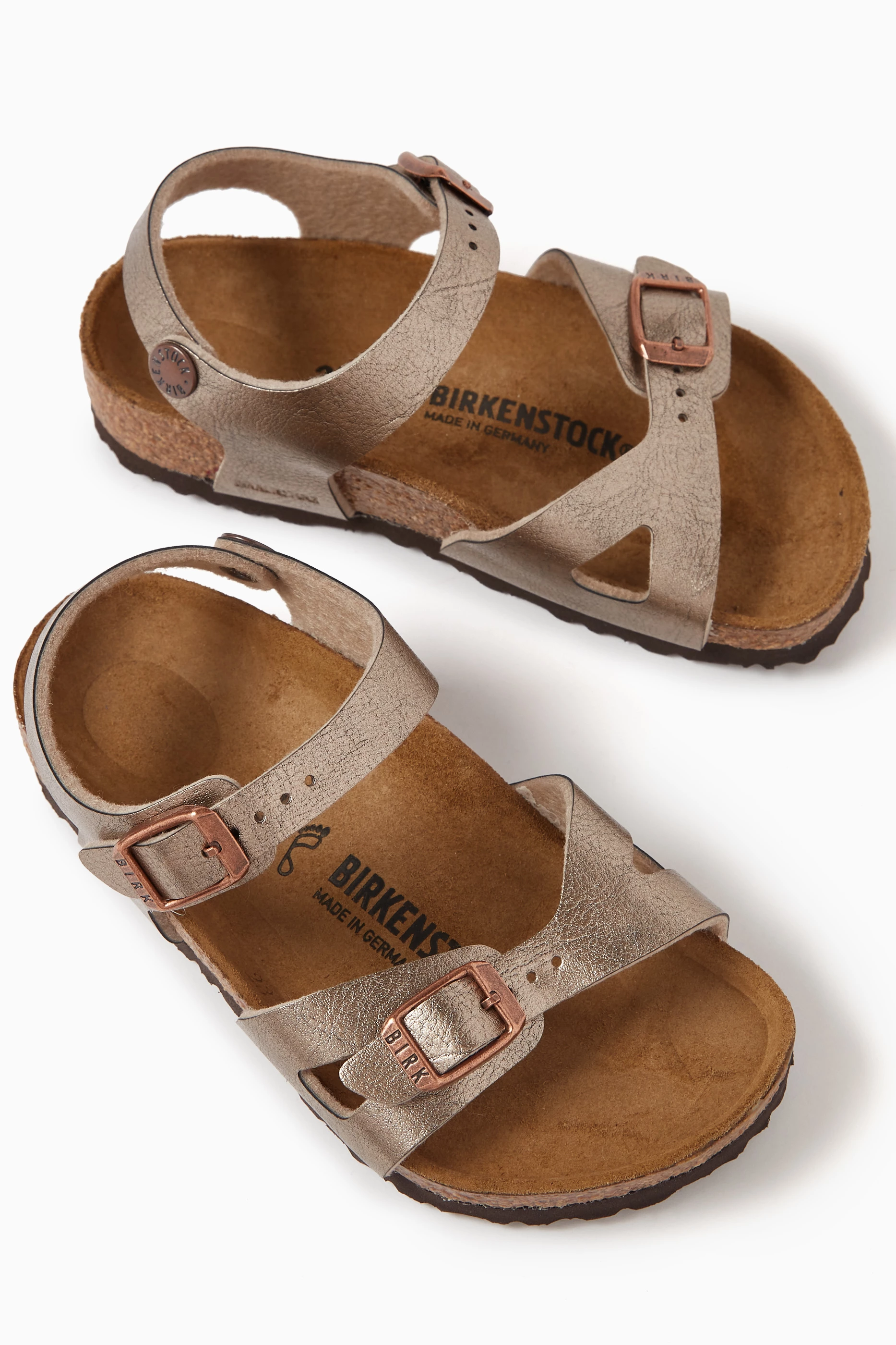 Buy Birkenstock Brown Rio Sandals in Birko Flor For Girls Online Ounass Qatar