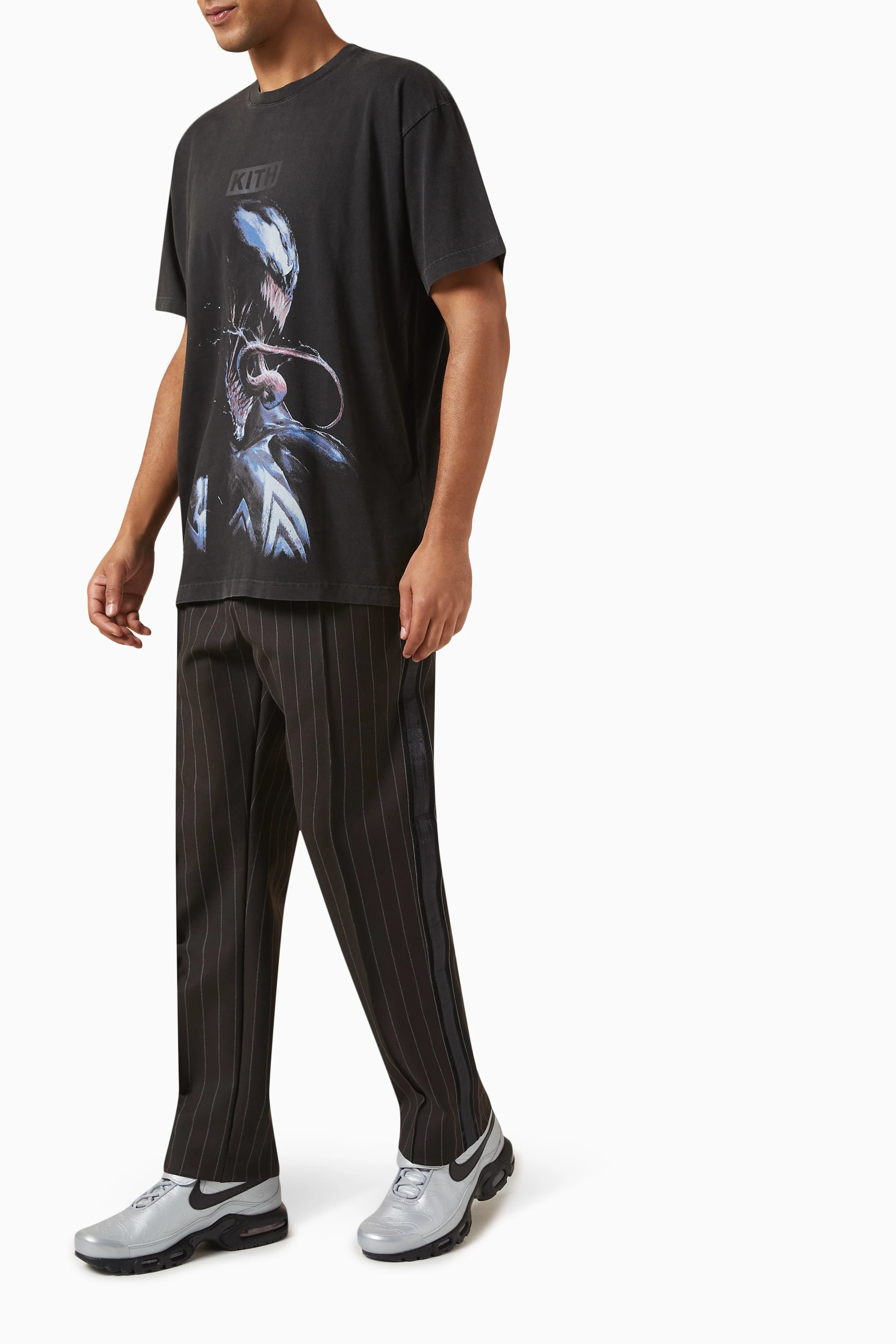 Buy Kith Black x Marvel Lethal Protector Vintage T-shirt in Cotton 