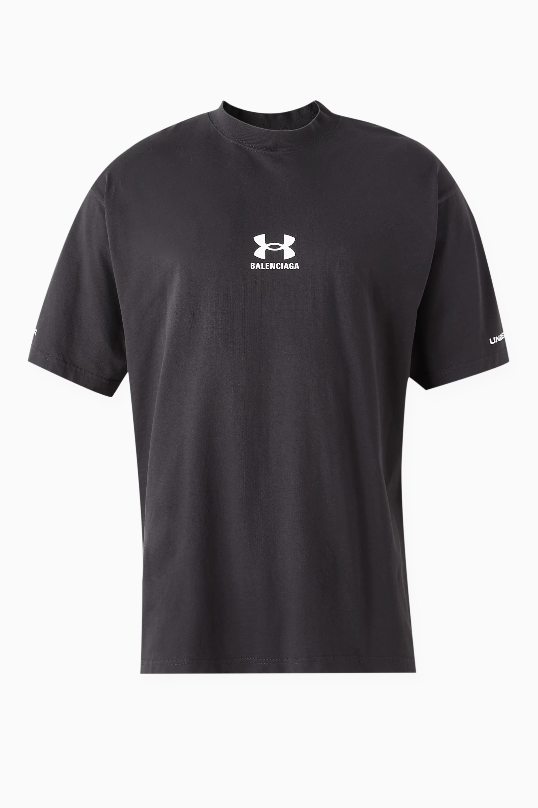 Tシャツ・カットソー BALENCIAGA SS25 T-shirt x Under ArmourR (816222TRVY3 1000) BALENCIAGA T-shirt x Under Armour Black (BALENCIAGA/Tシャツ