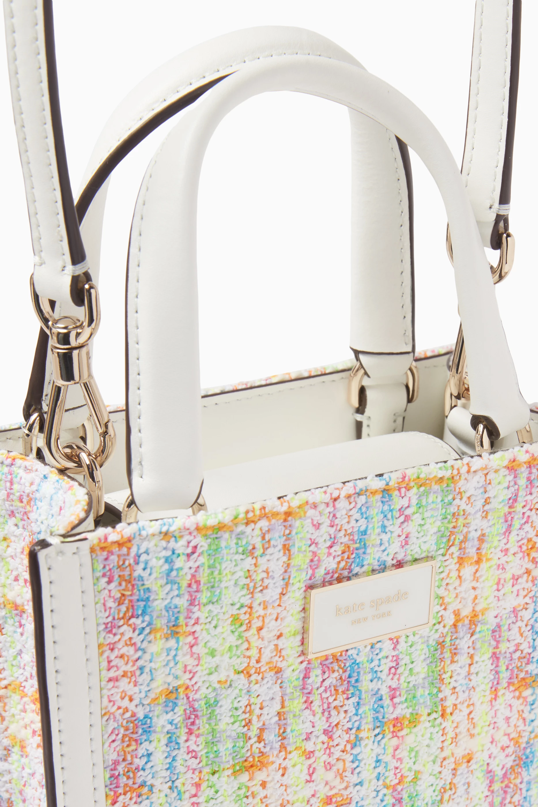 kate spade ★マンハッタンツイードミニトート★Mini Tote kate spade】☆ Manhattan Dot Tweed Small Tot ☆