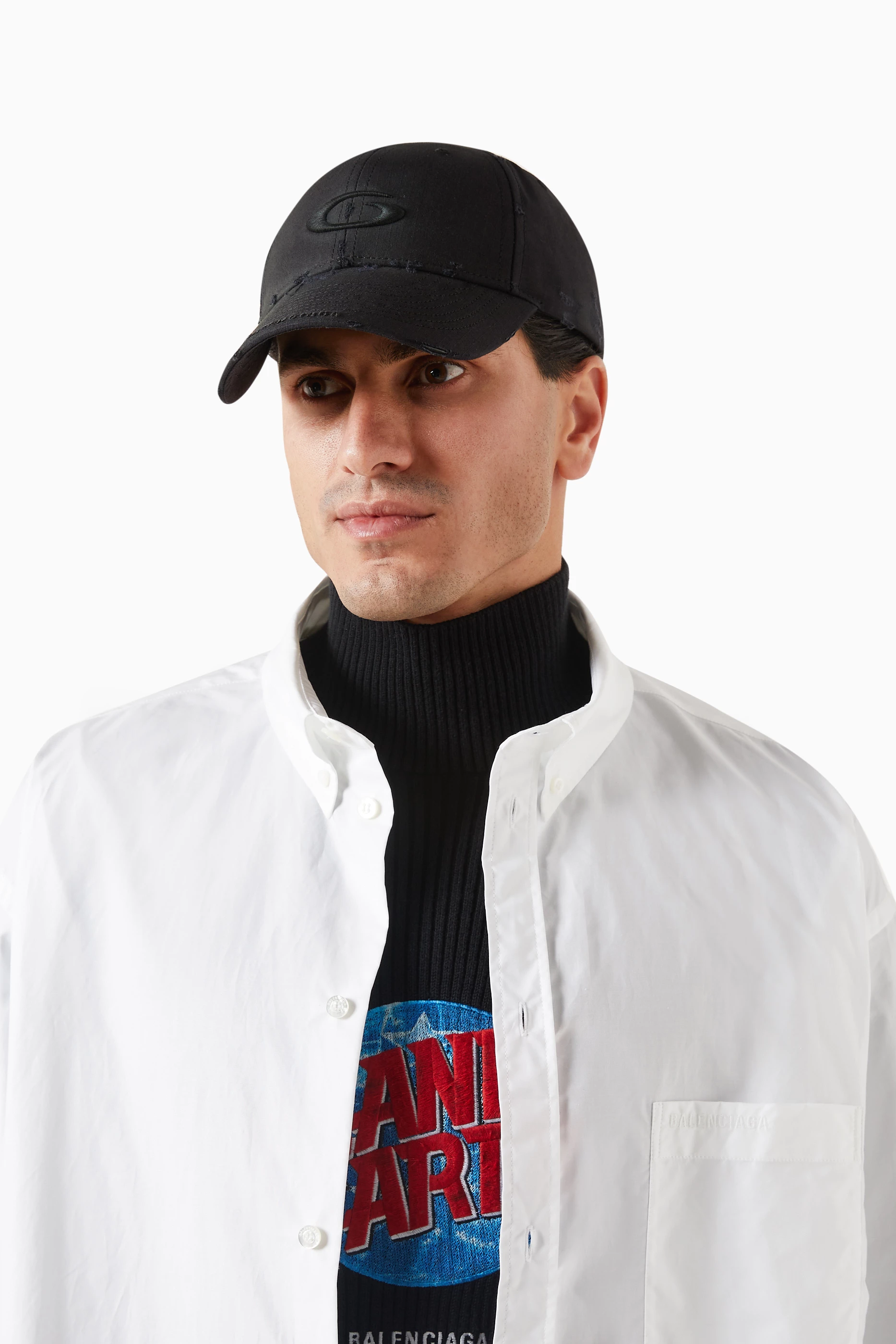 【送料込】BALENCIAGA Sports Loop Icon Cargo キャップ Sports Loop Icon Cargo Cap in Black | Balenciaga US
