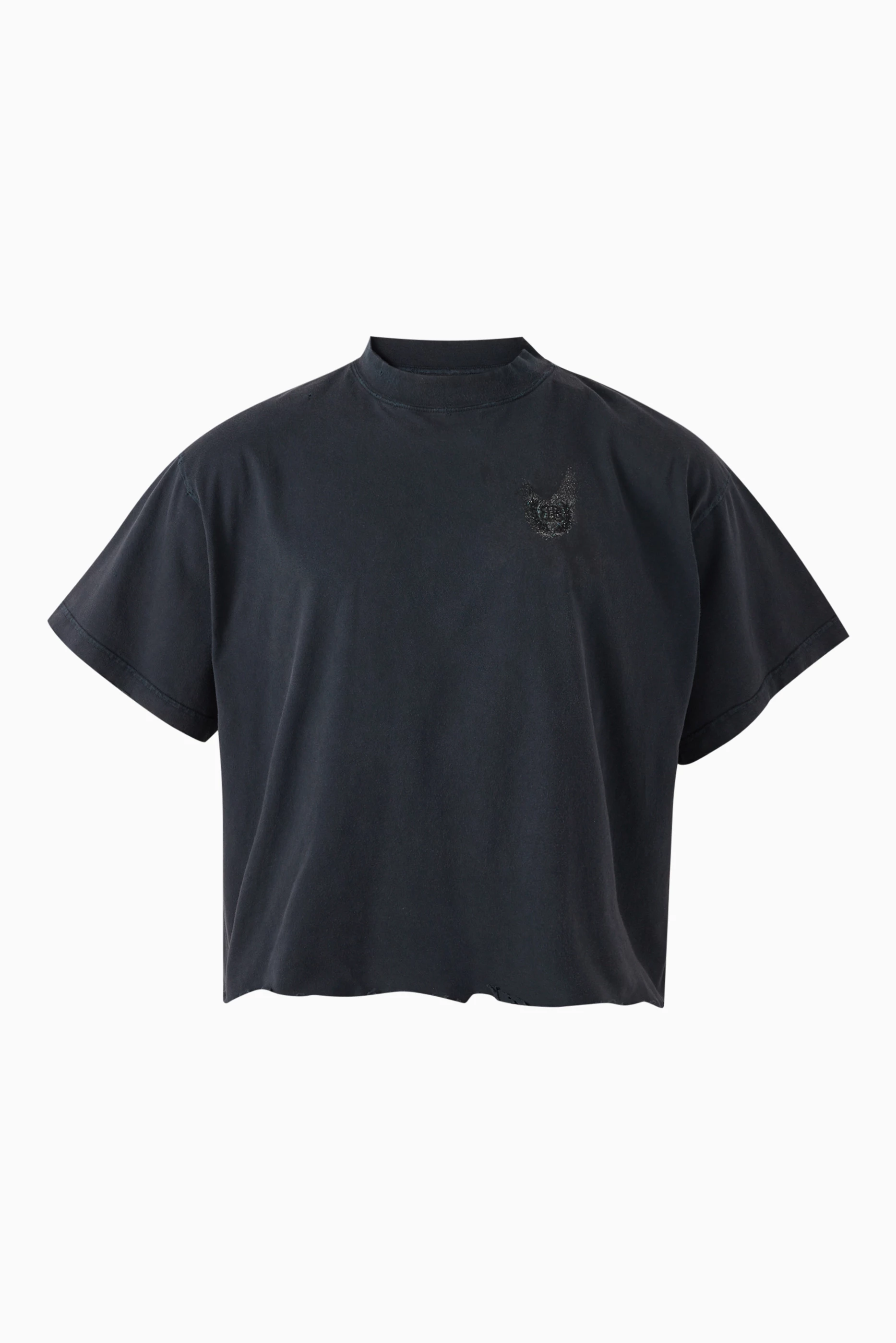 BALENCIAGA＊Nail Polish Cropped T-shirt ロゴ Tシャツ＊送料込 Balenciaga Nail Polish Cropped T-shirt | Sendegaro US