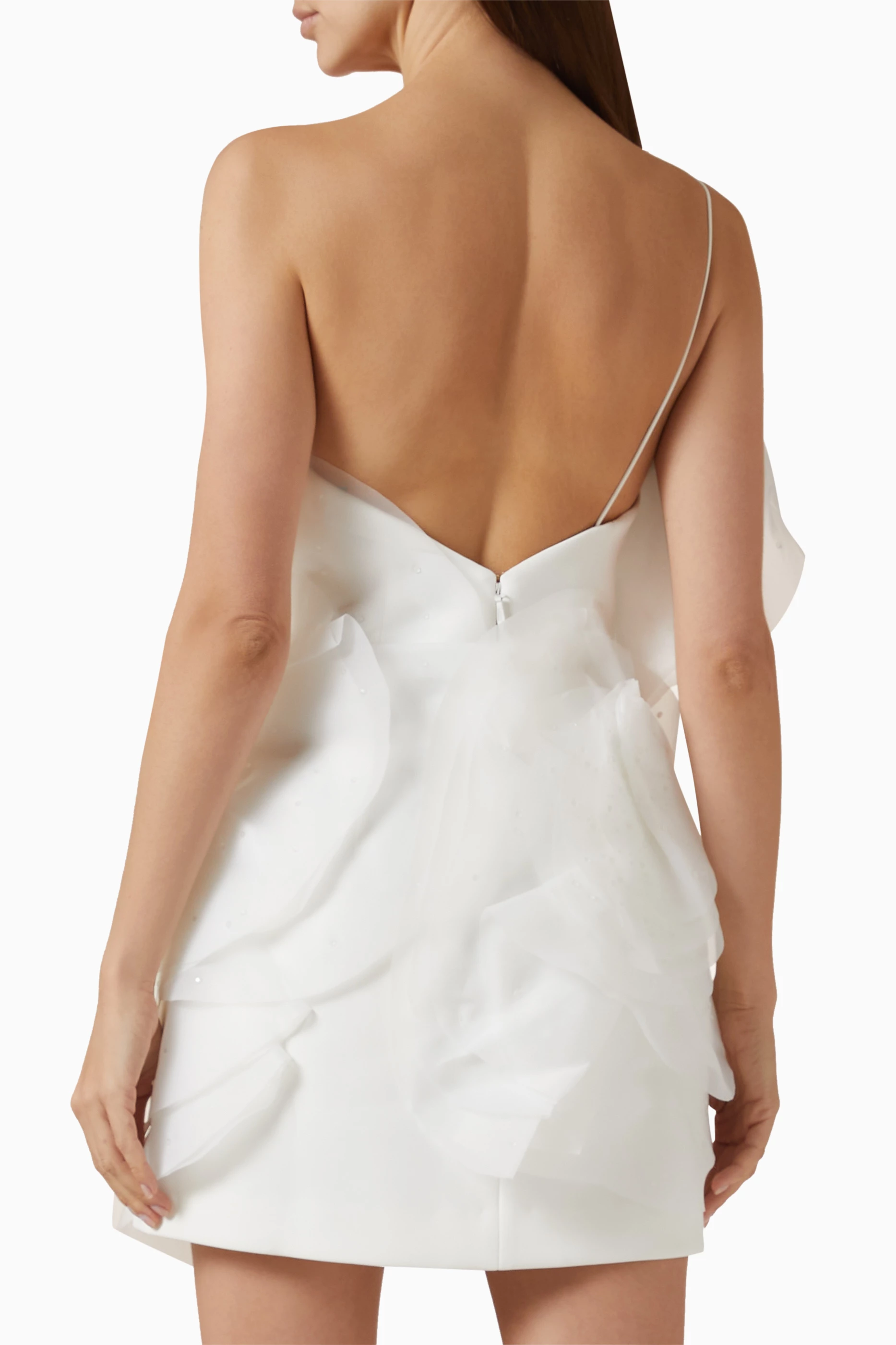 la maison talulah golda ruffle mini dress Buy Acler White Cotwall For Women Online Off Shoulder Quinceanera Dress