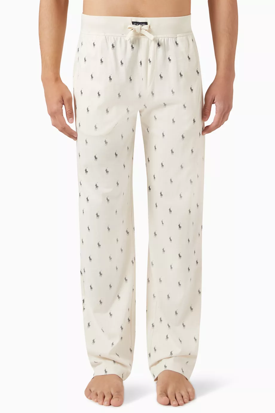 Shop Polo Ralph Lauren Neutral Sleep Pyjamas in Cotton for MEN | Ounass  Qatar