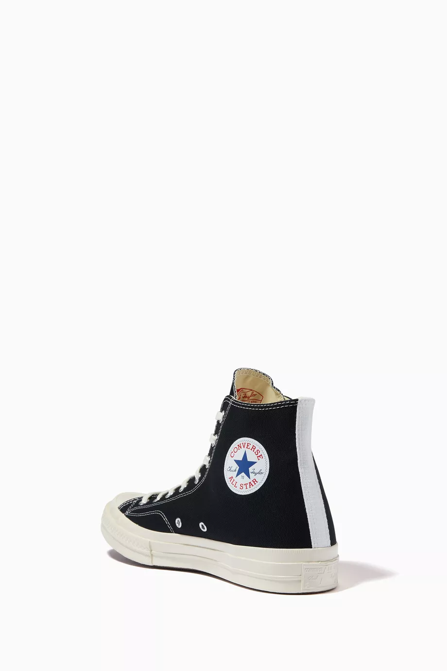 Buy Comme des Garcons PLAY Black x Converse Chuck 70 High Top Sneakers in Canvas For Men Online Ounass Qatar