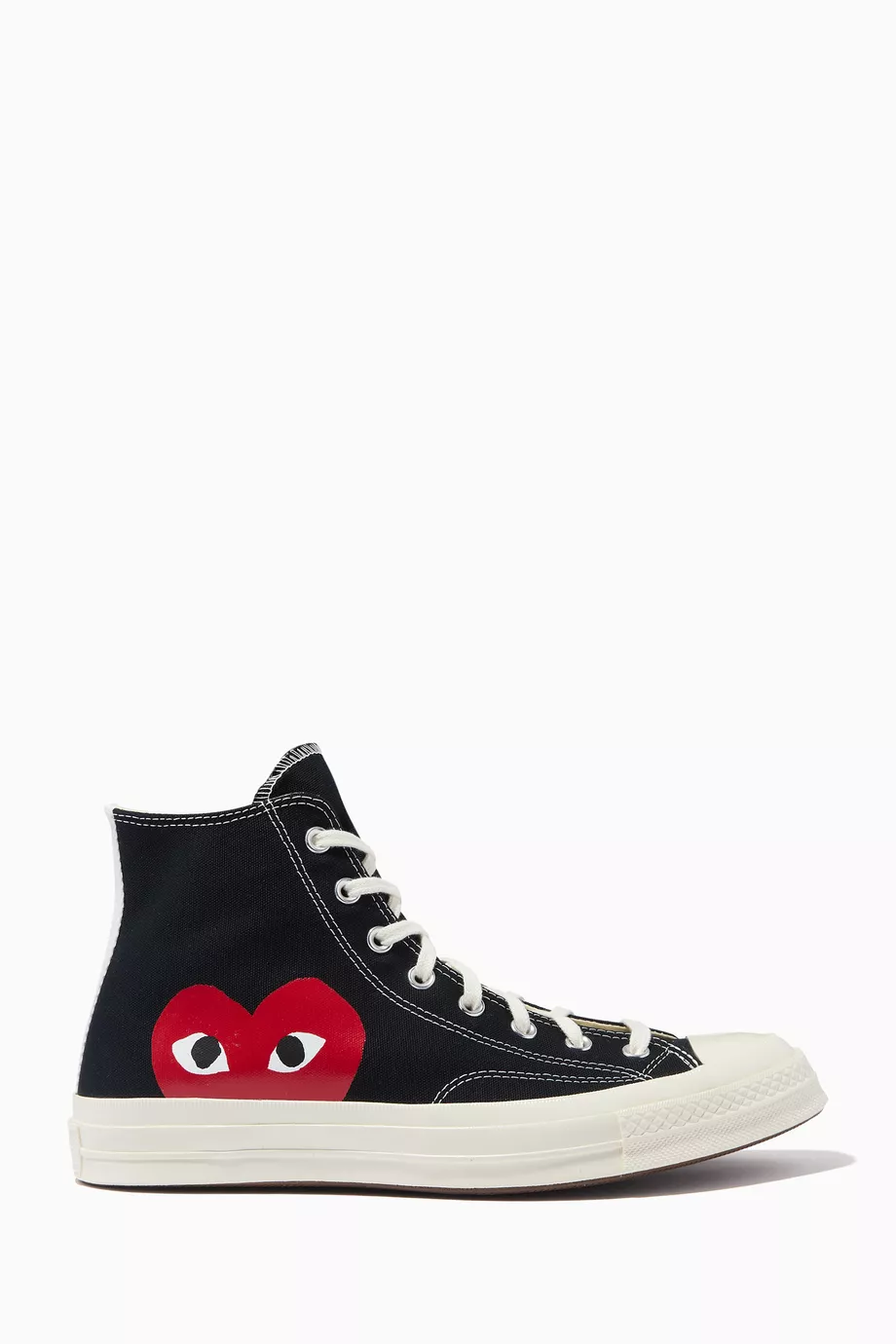 Buy Comme des Garcons PLAY Black x Converse Chuck 70 High Top Sneakers in Canvas For Men Online Ounass Qatar