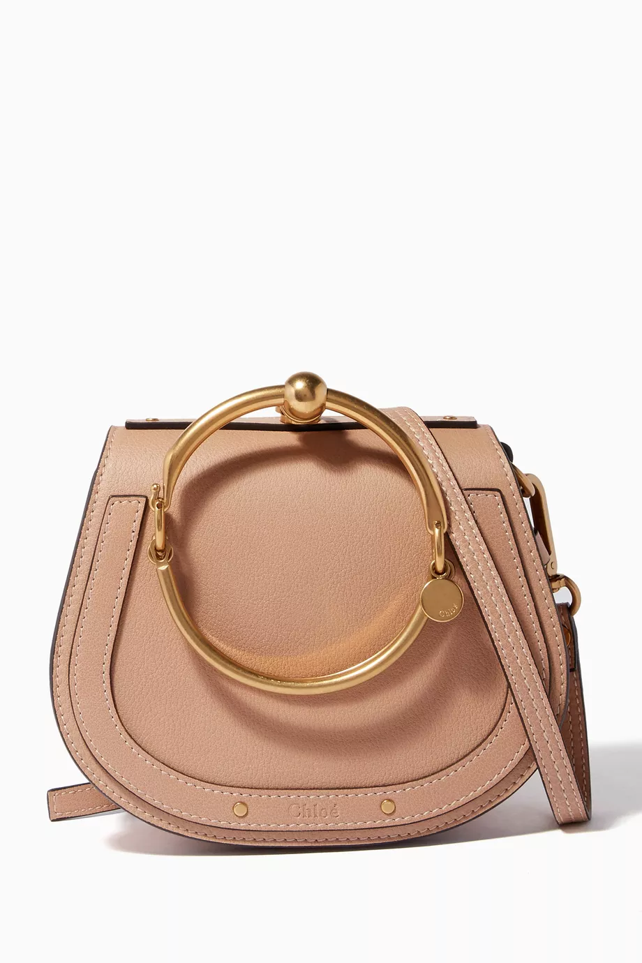 Buy Chloe Neutral Biscotti Beige Small Nile Bracelet Bag For Women Online Ounass Qatar