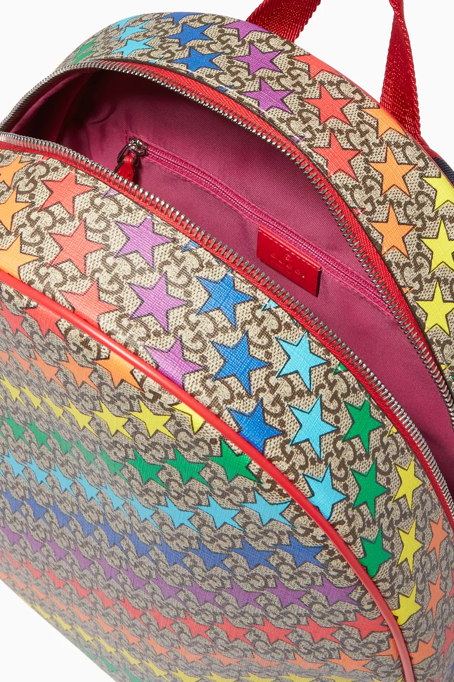 Gucci rainbow backpack online